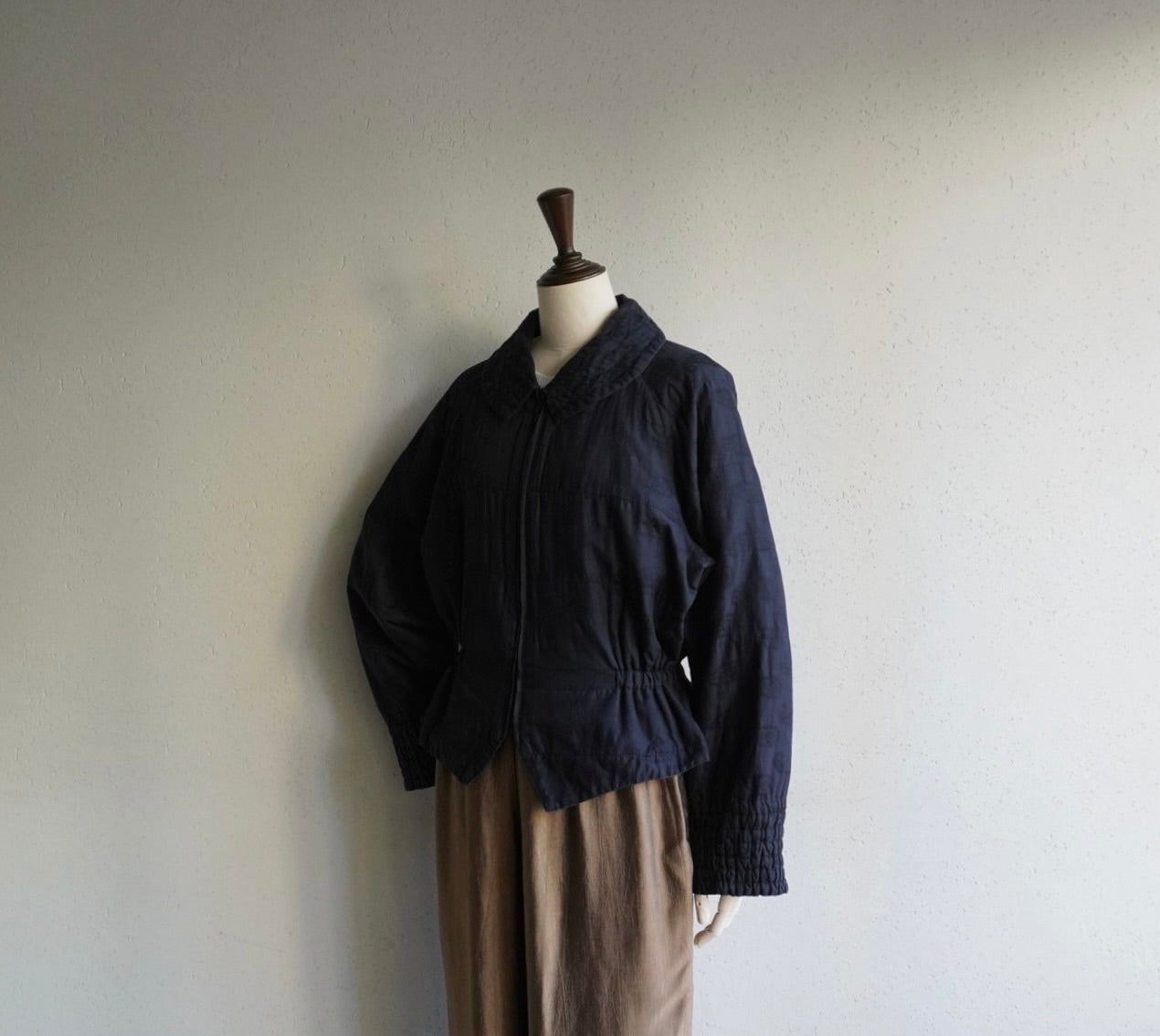 90s Black Paisley Jacket