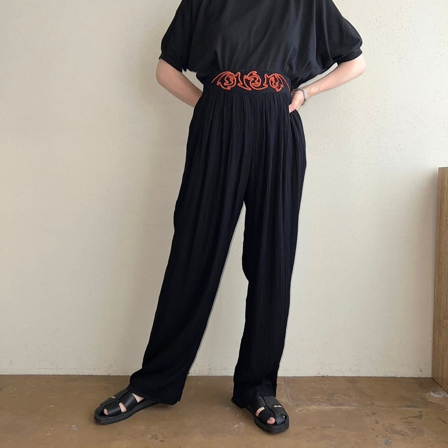 90s Rayon Pants Made in USA