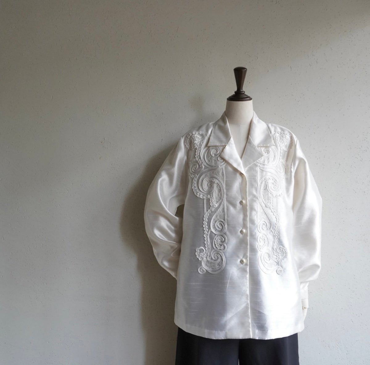 90s Cord Lace Shirt, Jacket