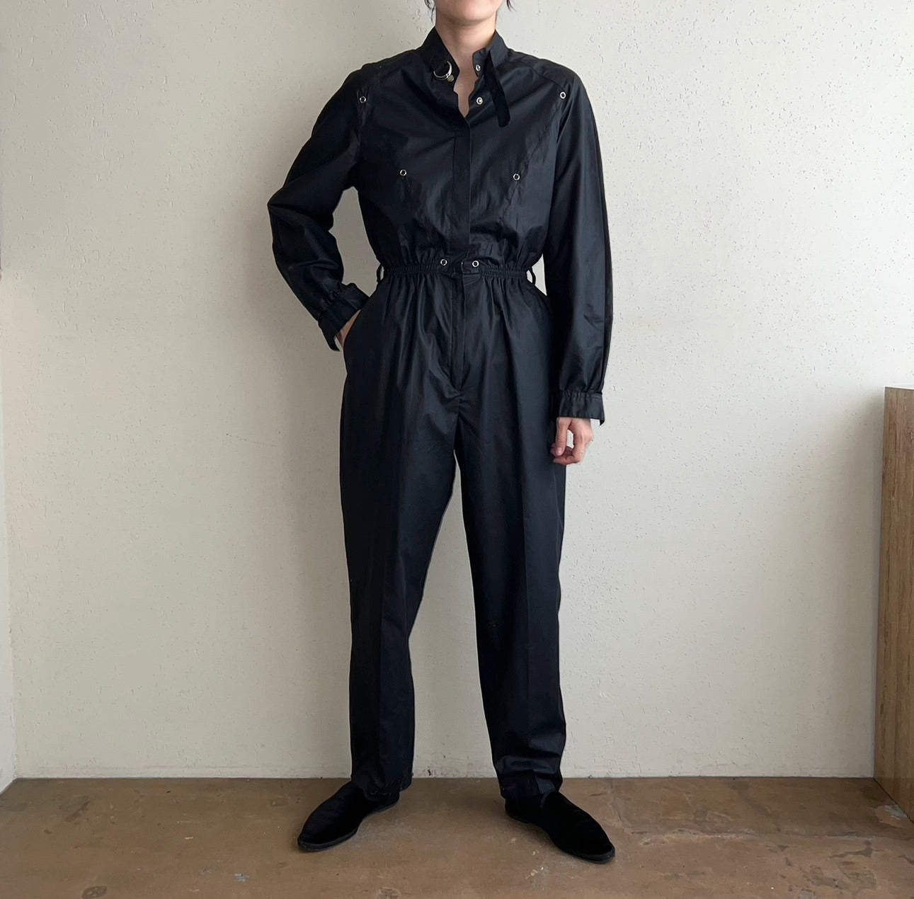 90s Black Jumpsuit Made in Australia