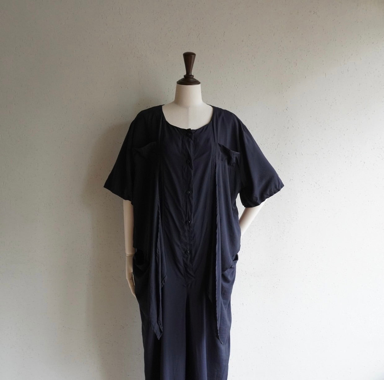 90s Black Jumpsuit Made in Italy