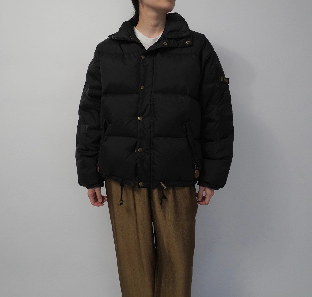 90s Black Down Jacket