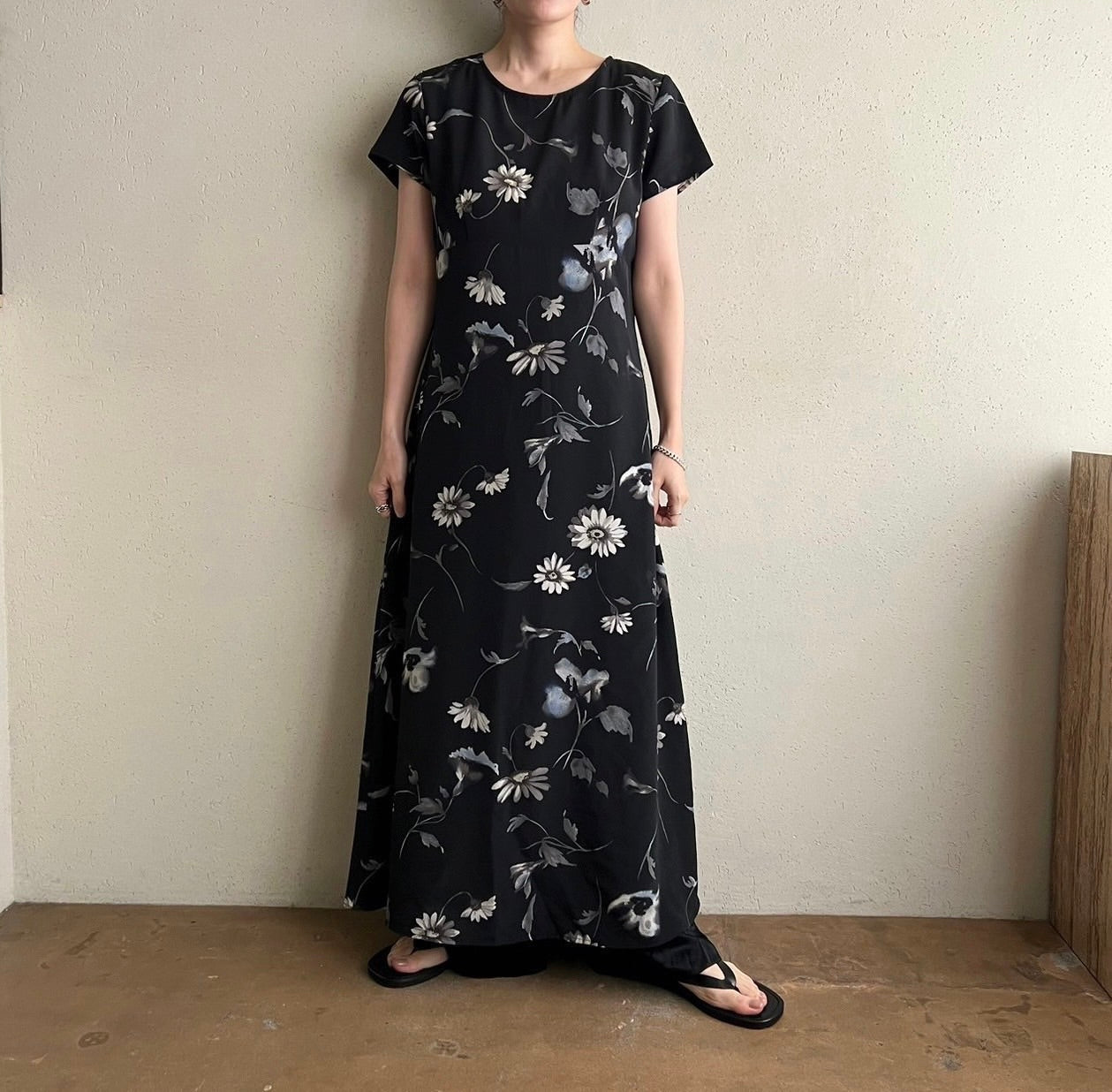 90s Printed Dress Made in Canada