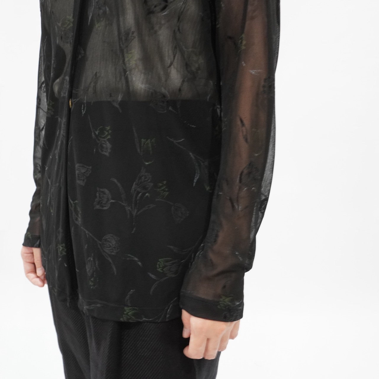 90s Sheer Design Shirt