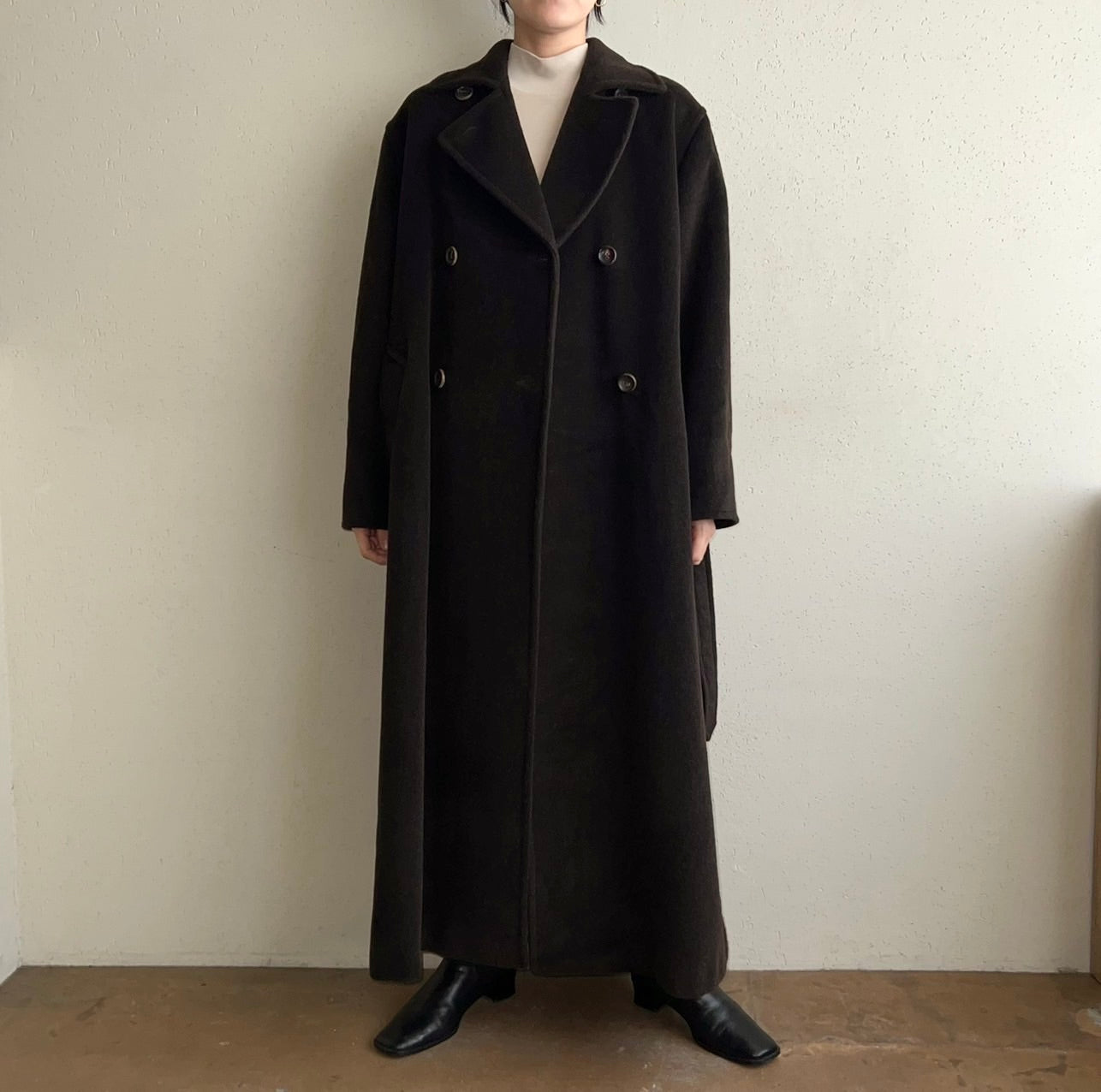 90s "MARELLA" Mohair Mix Coat Made in Italy