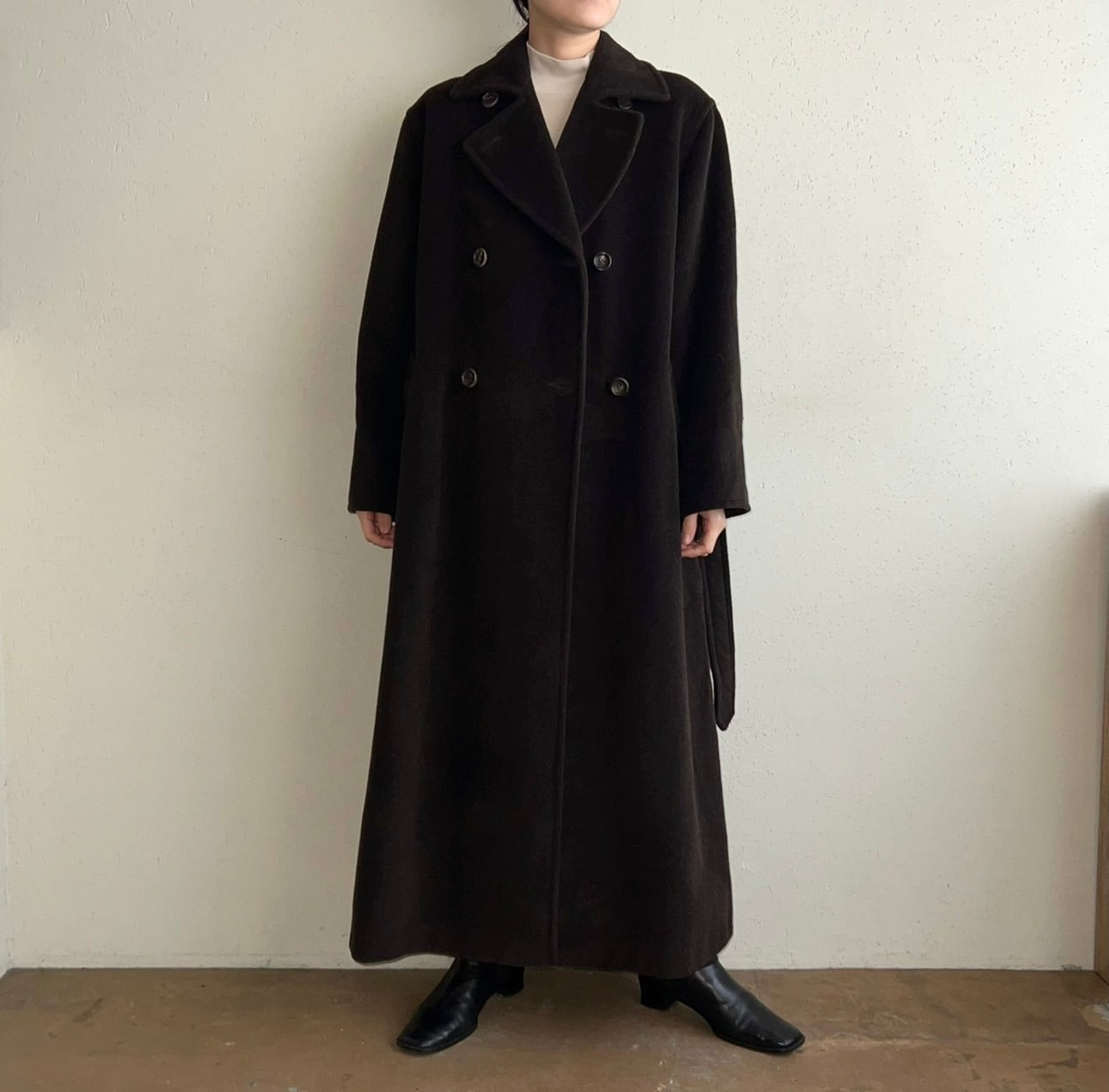 90s "MARELLA" Mohair Mix Coat Made in Italy