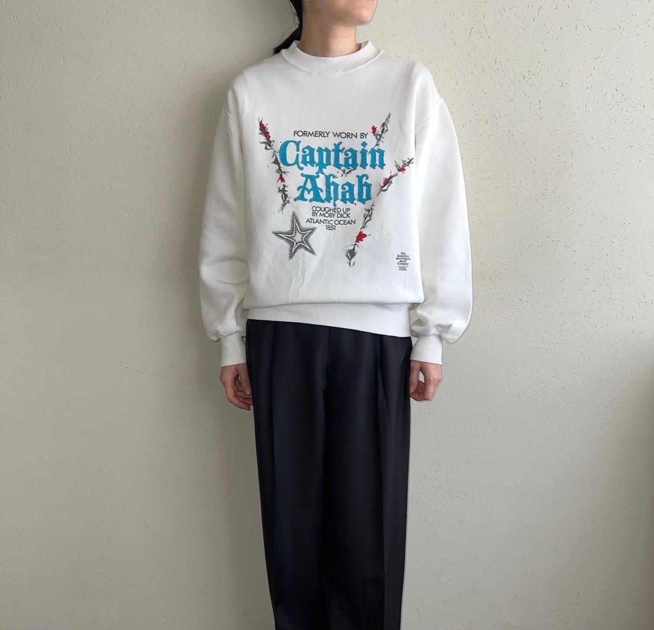 90s "Captain Ahab | Moby-Dick" Sweater Made in USA