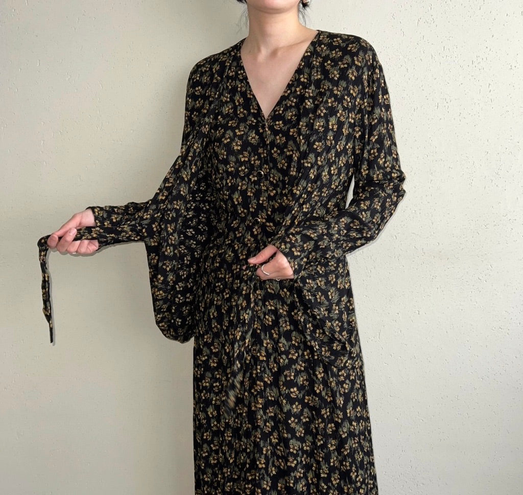 90s Rayon Dress Made in USA