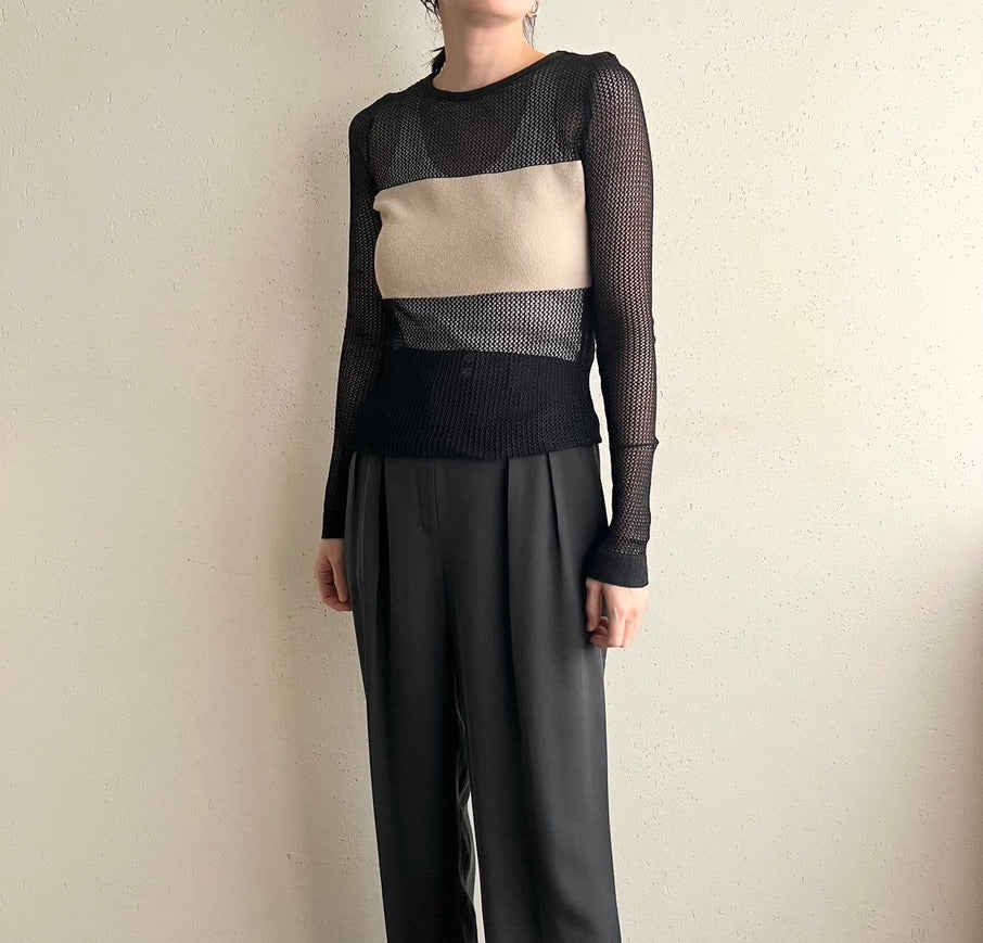 90s Design Mesh Top