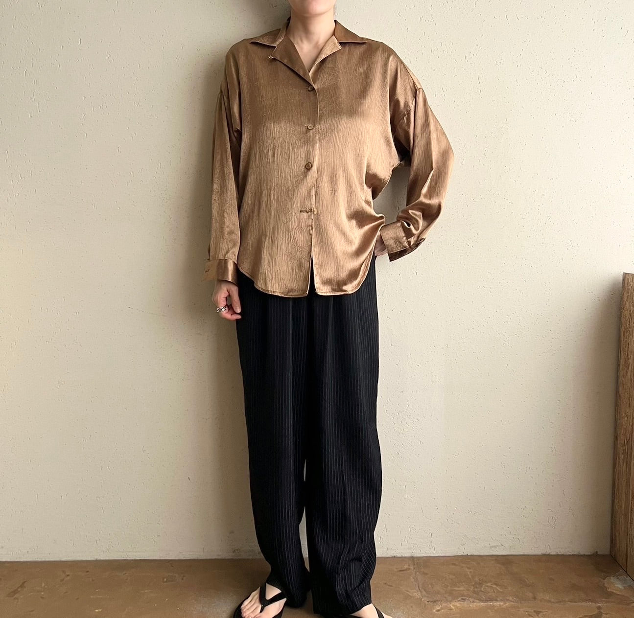 80s Shiny Shirt Made in USA