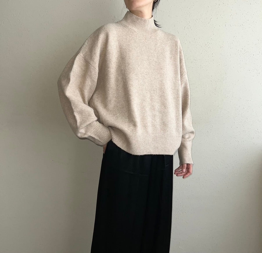 Mock Neck Knit Top