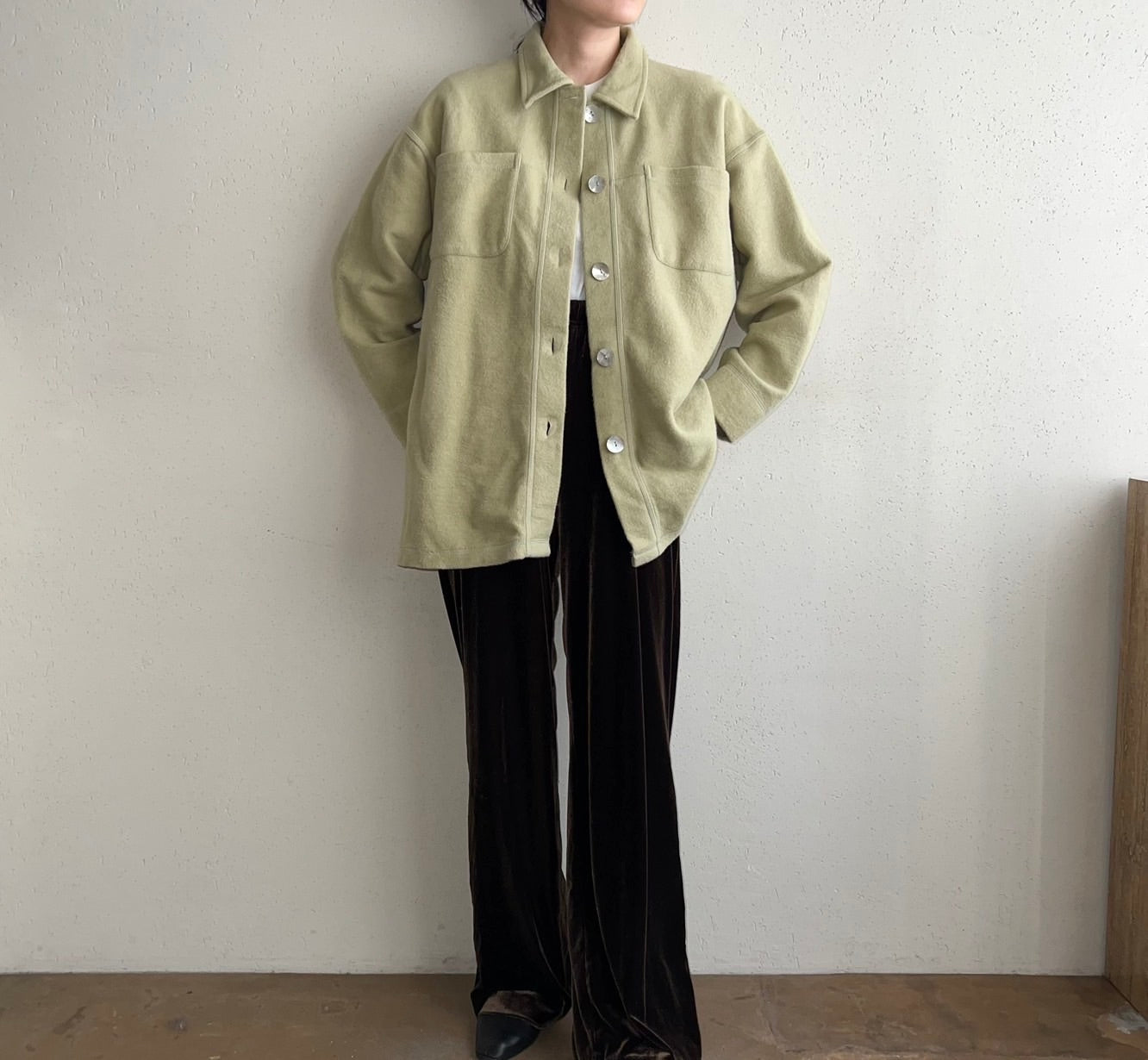 90s Cotton Shirt Jacket