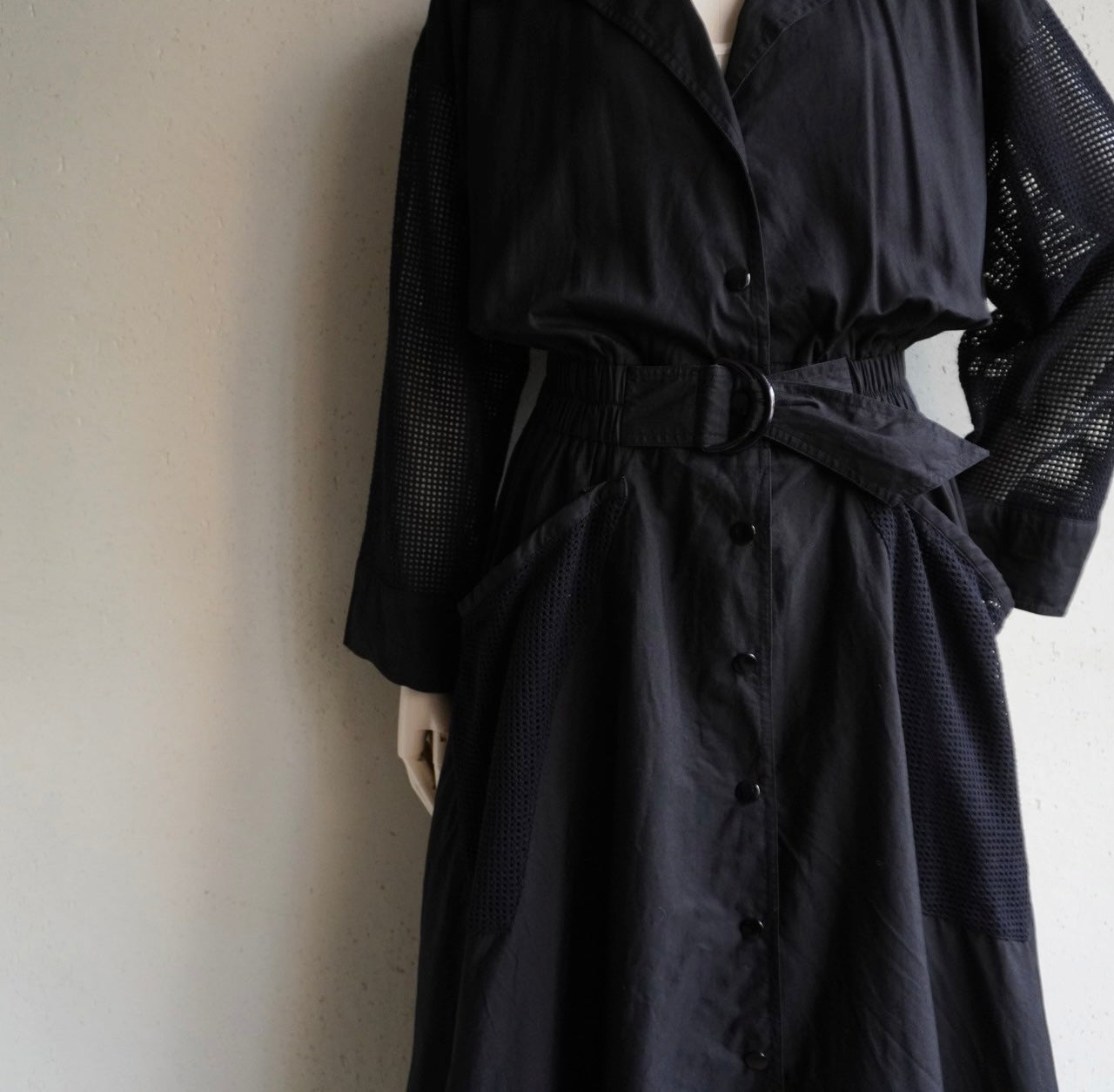 80s Mesh Dress Made in USA