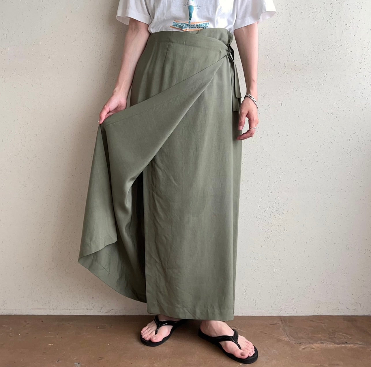 90s Silk Skirt