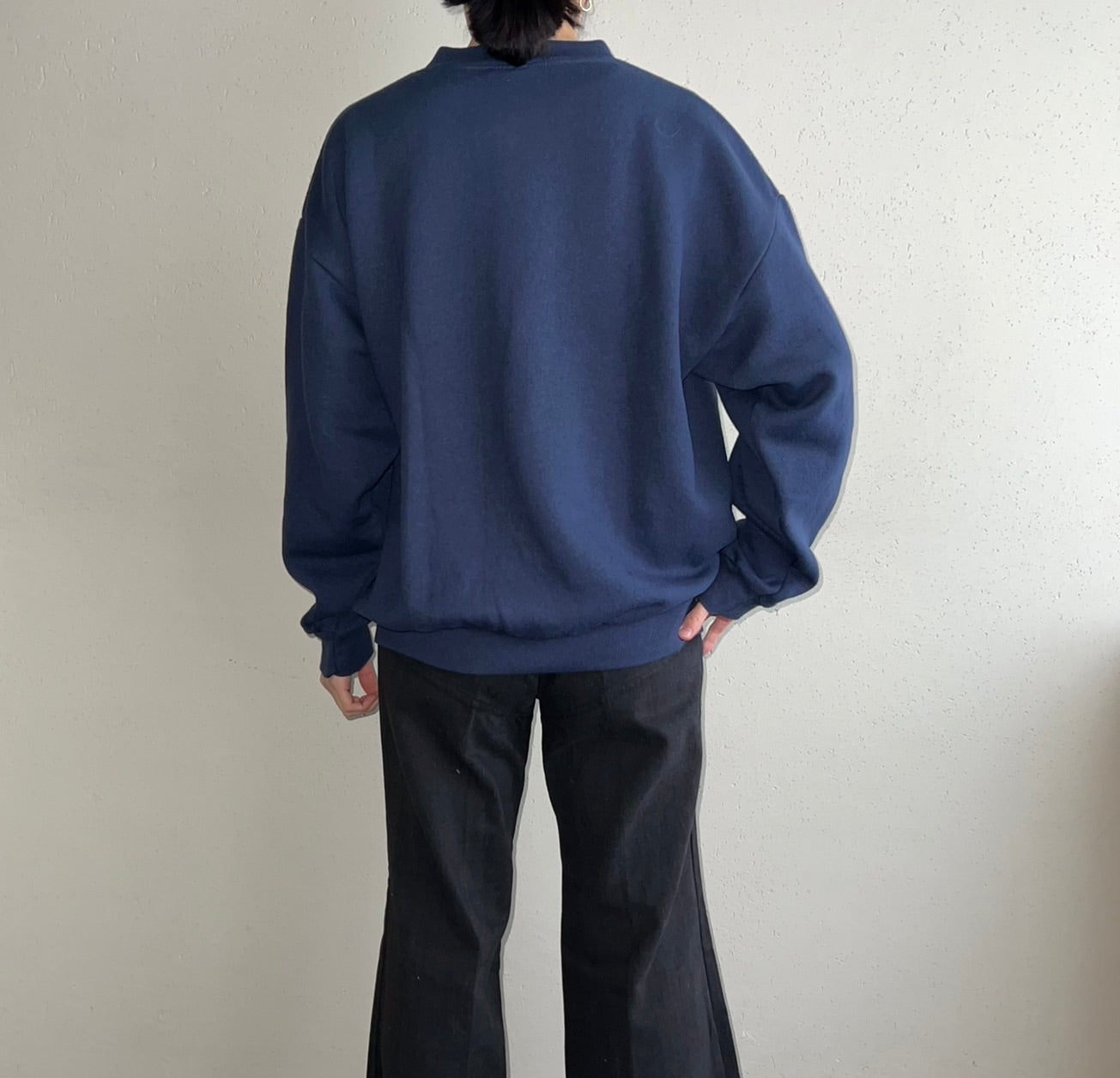 90s Navy Sweater Made in USA