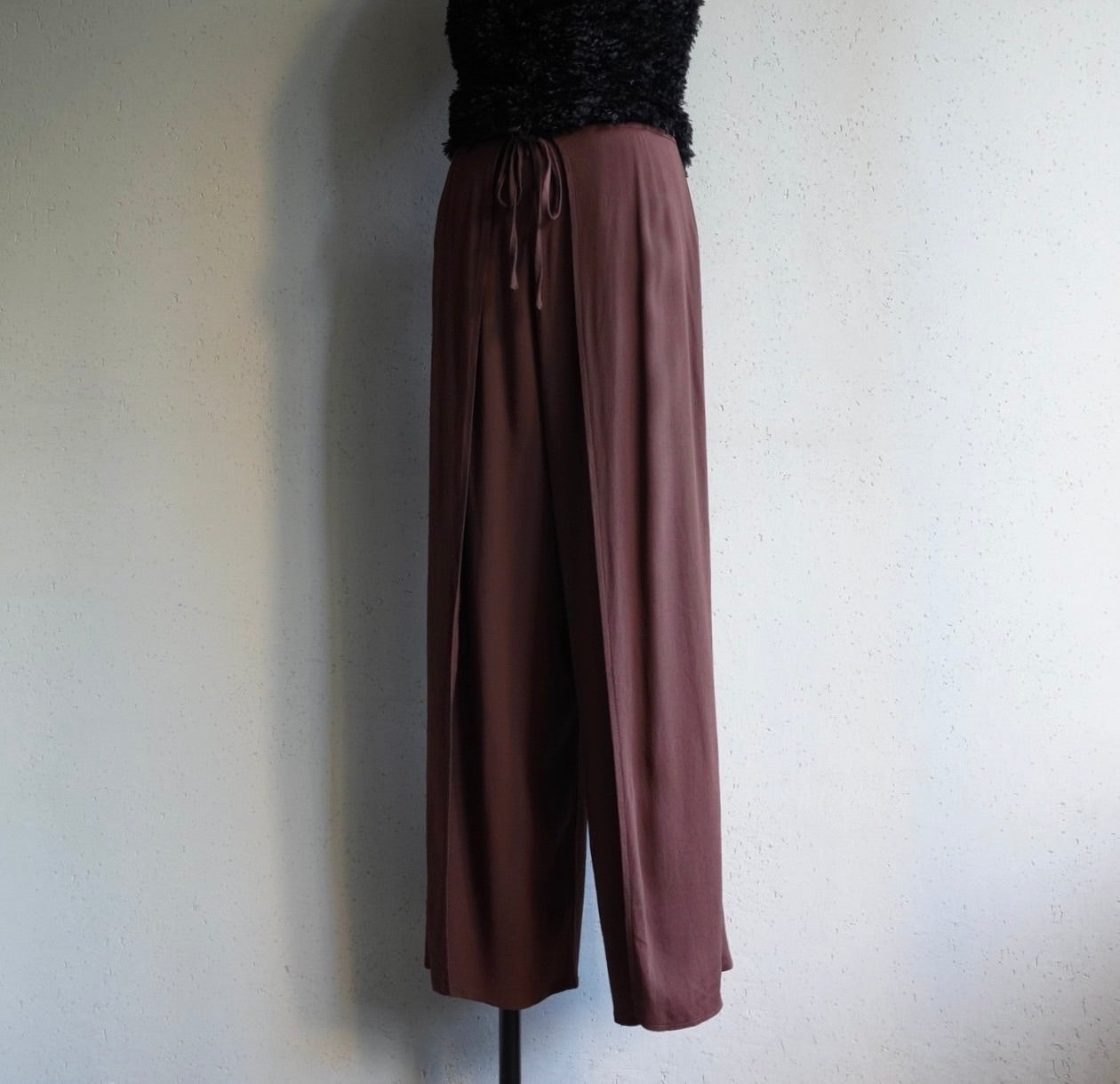 90s Brown Wide Pants
