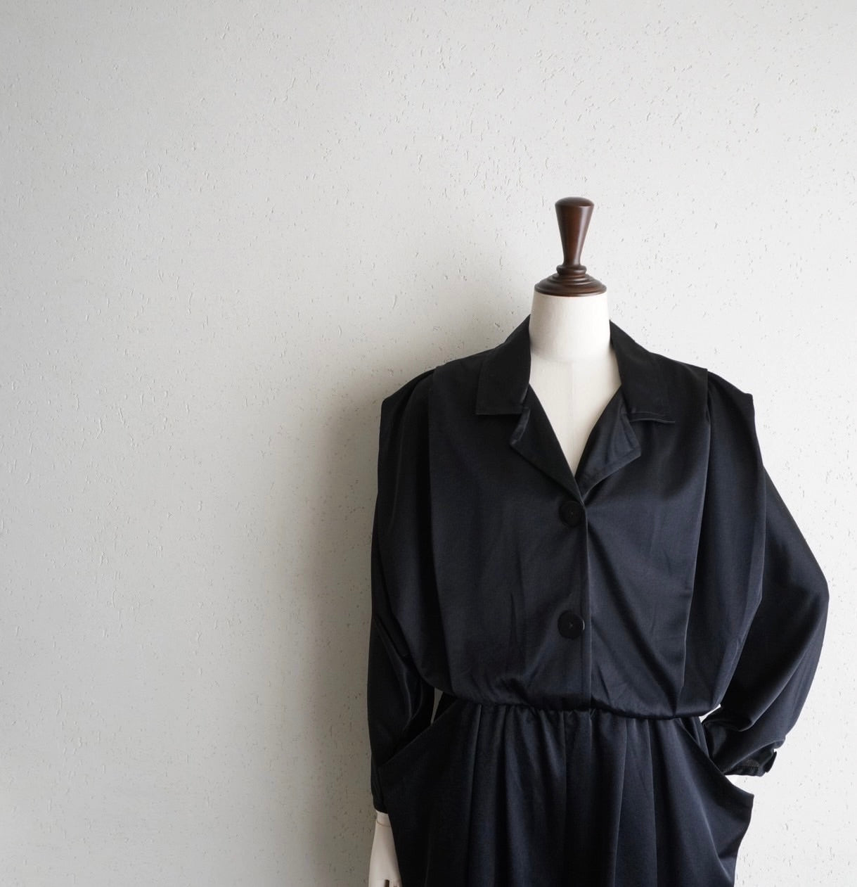80s Black Jump Suit