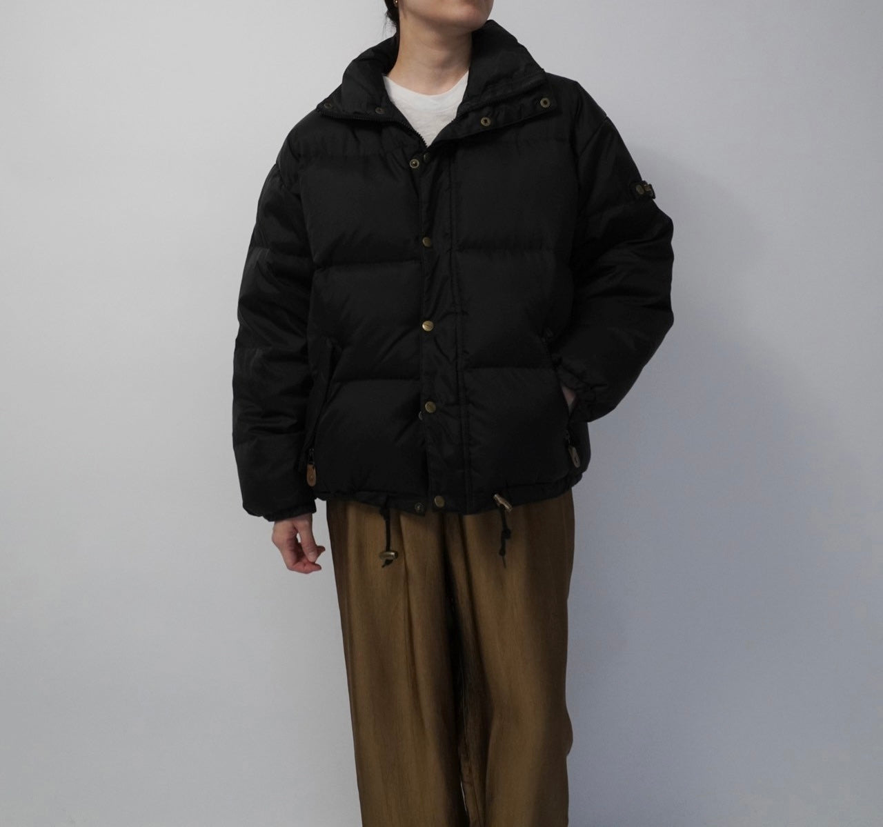 90s Black Down Jacket