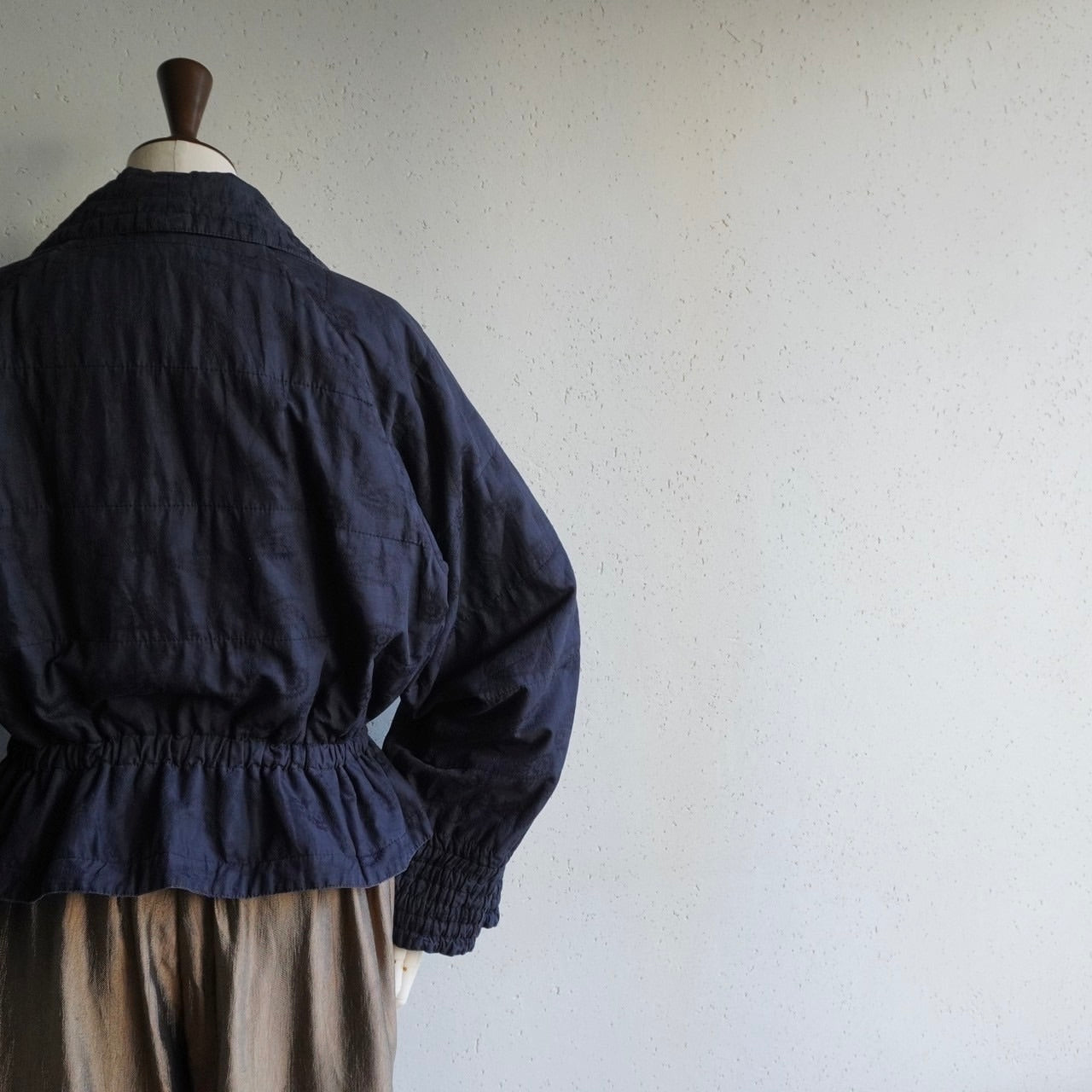 90s Black Paisley Jacket