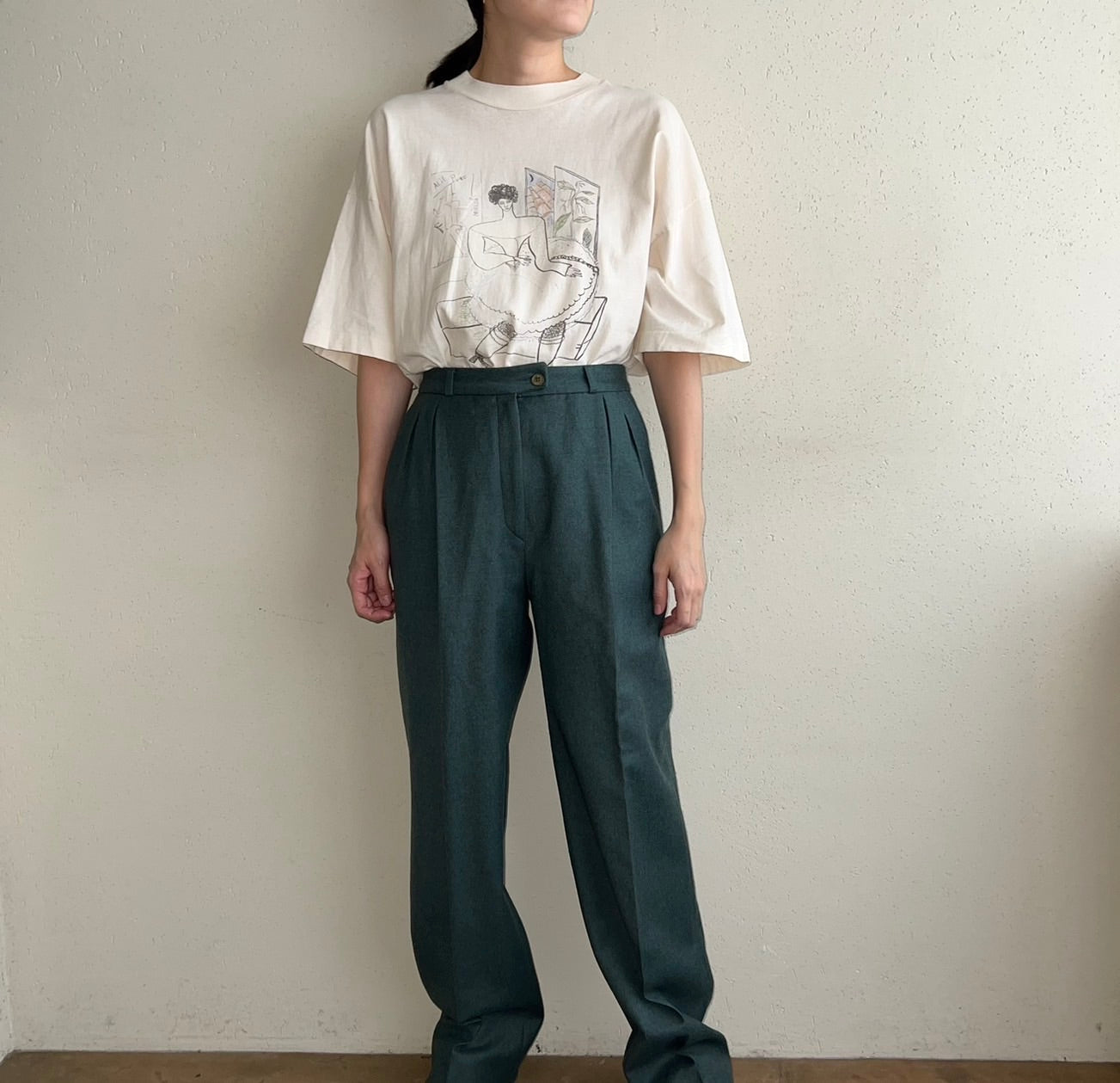 90s Printed T-shirt Made in USA