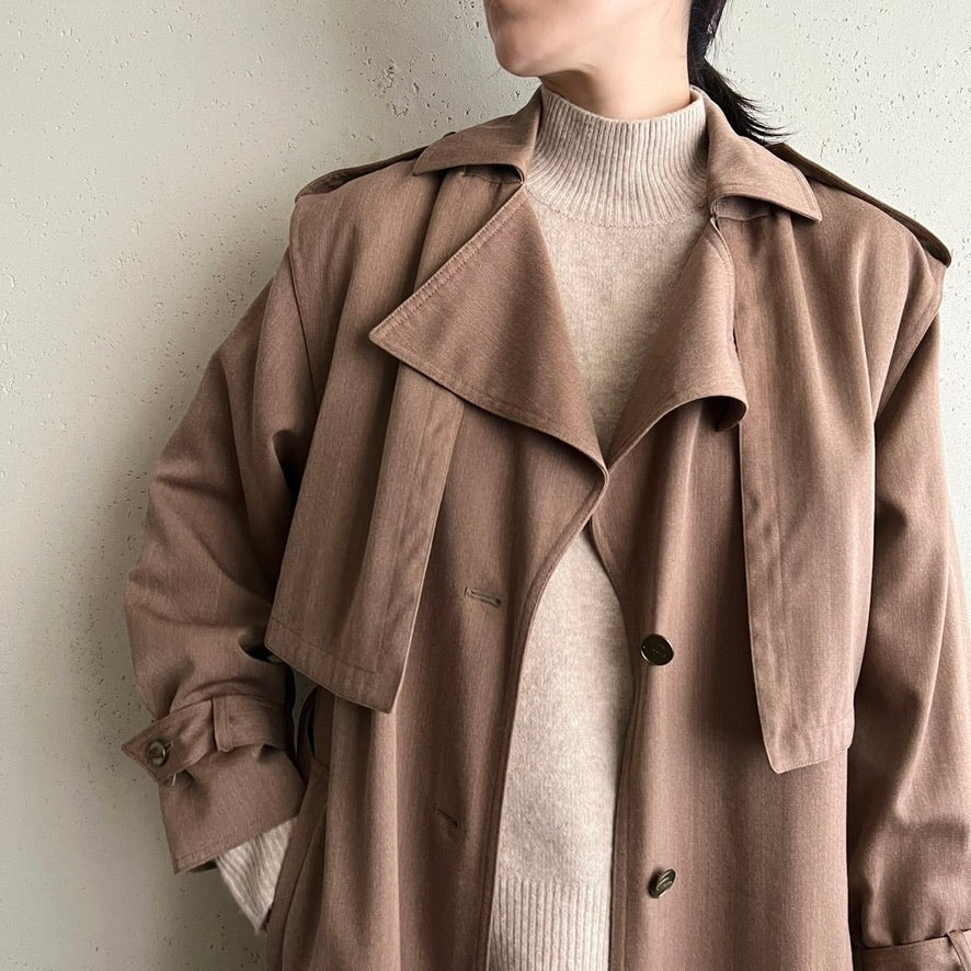 80s "Louis Feraud" Wool Coat