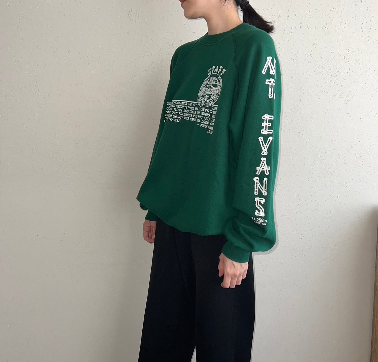 80s Printed Sweater Made in USA