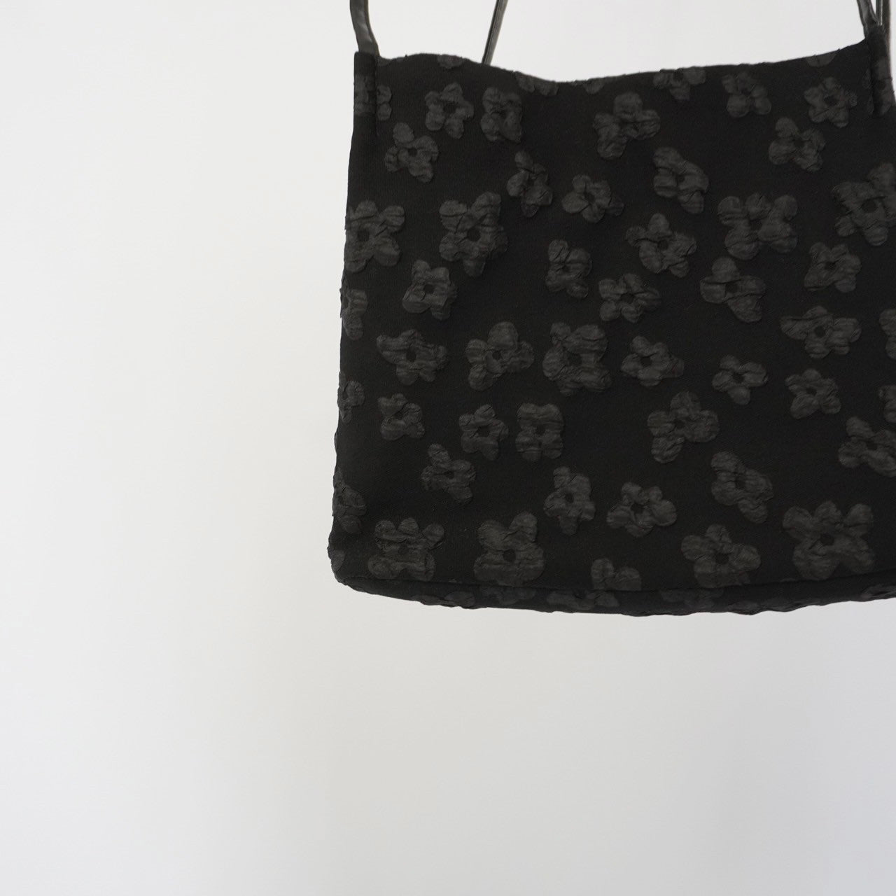 Black Flower Design Bag