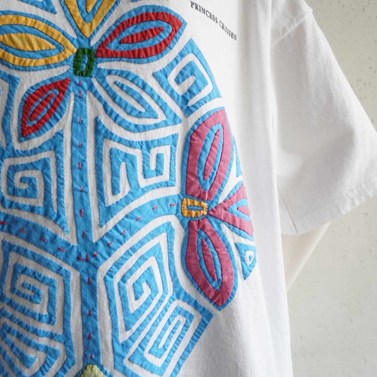 90s"Princess Cruises" Quilted T-shirt
