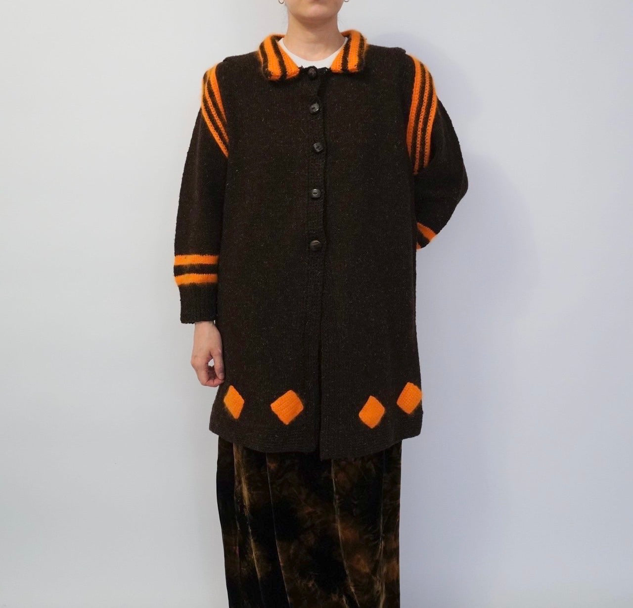 80s Design Knit Jacket