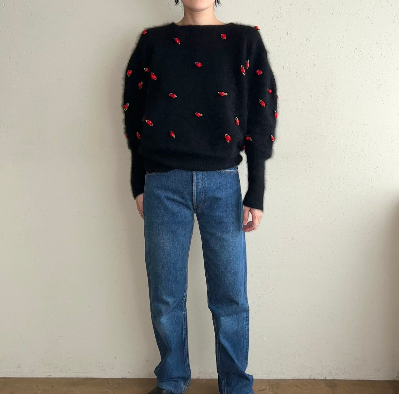 90s Design Angora Knit