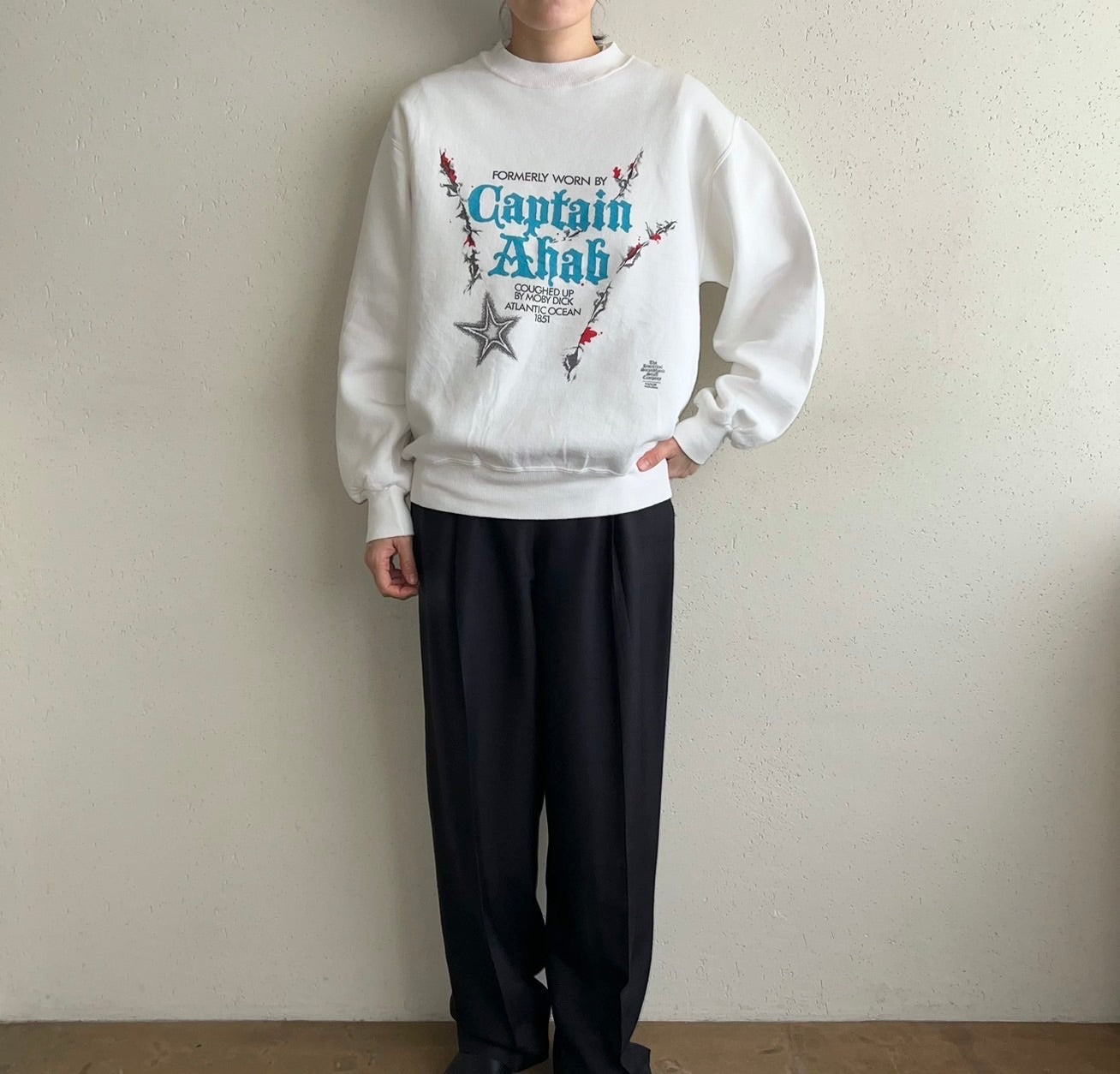 90s "Captain Ahab | Moby-Dick" Sweater Made in USA
