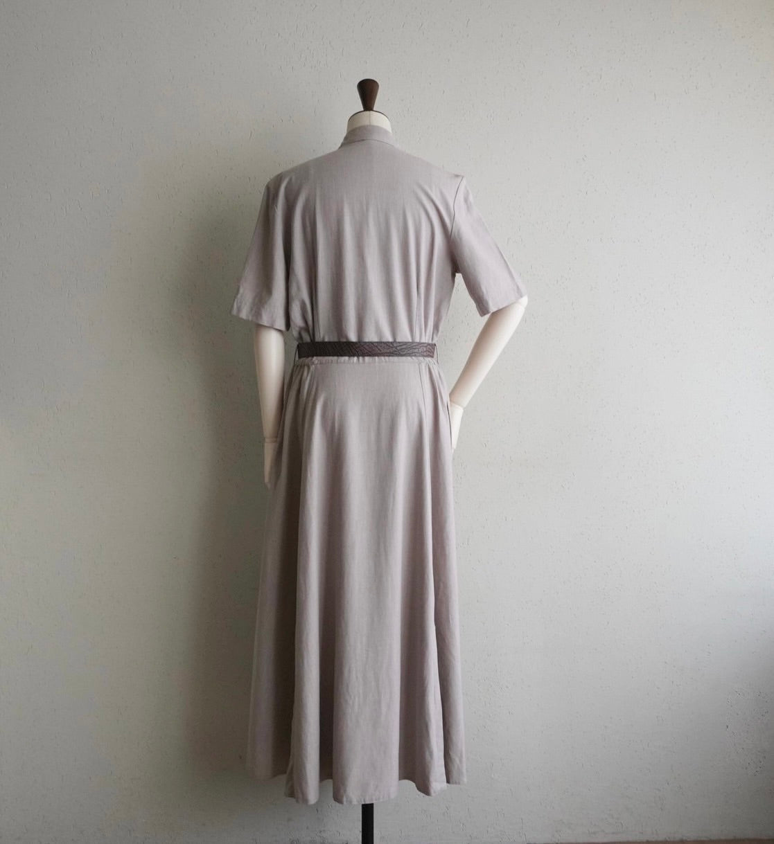90s EURO Maxi Shirt Dress