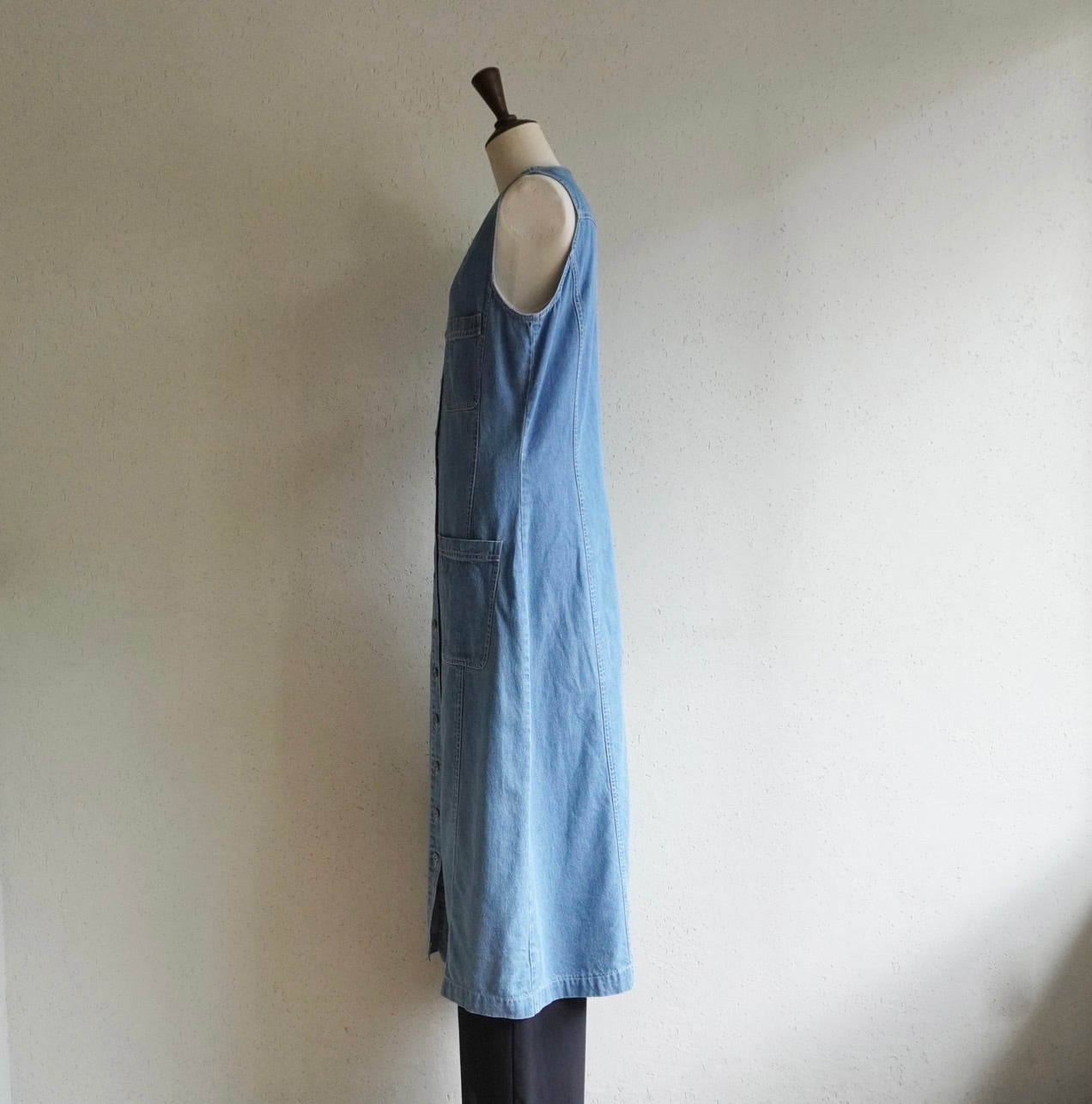 90s Denim Maxi Dress