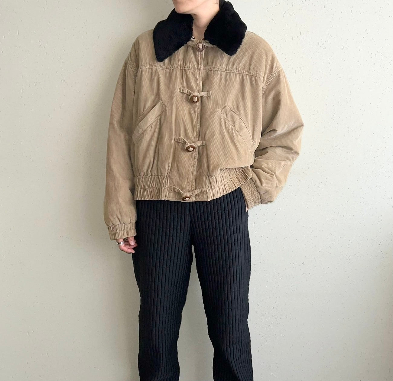 90s ”BLUE FAMILY BENETTON”Corduroy Jacket Made in Italy