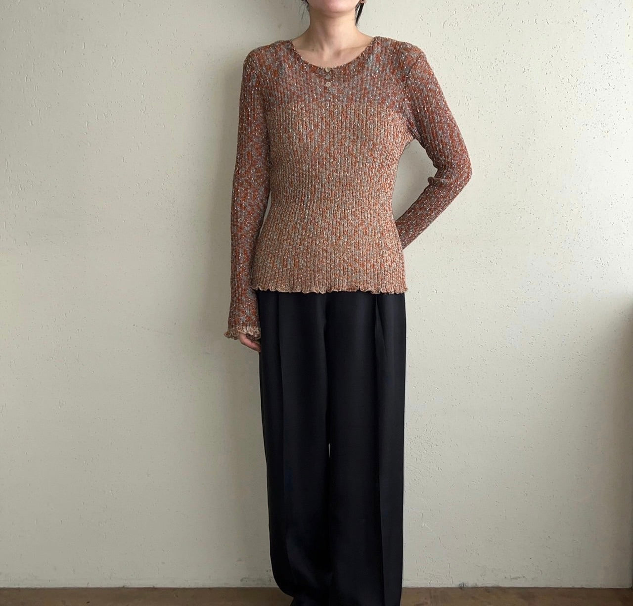Mix Ribbed Top