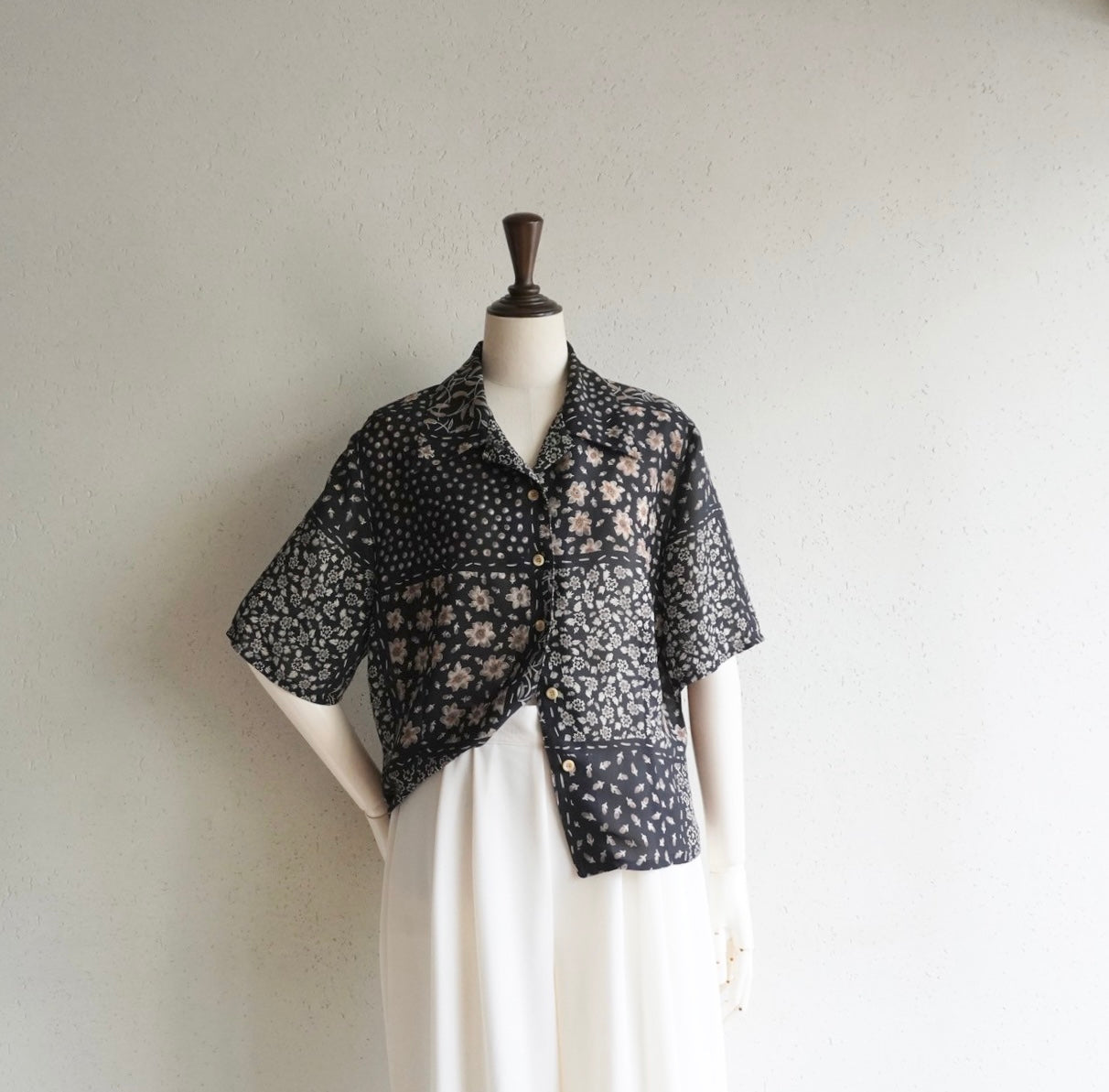 90s Printed Shirt Made in Great Britain