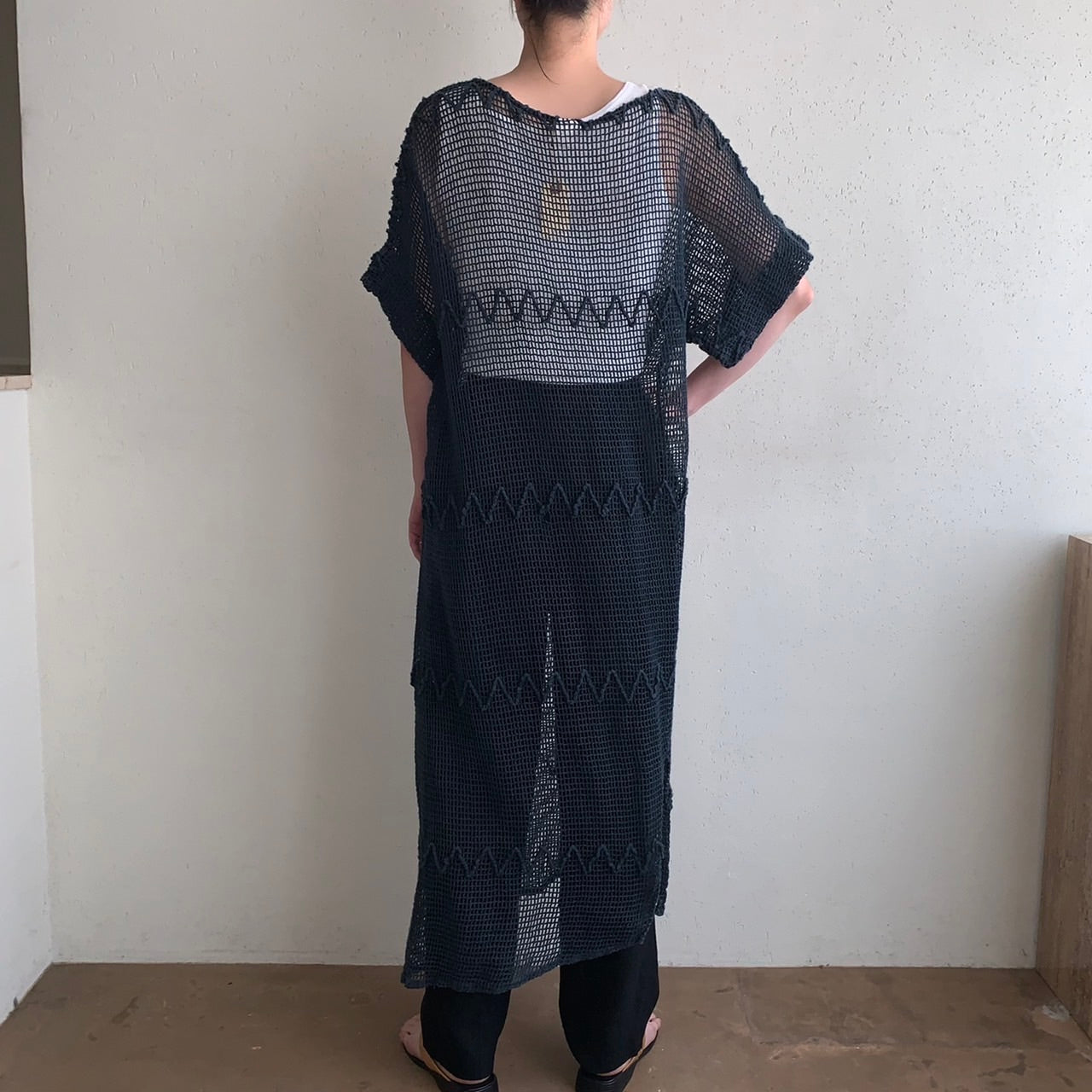 90s Crochet Dress Made in USA
