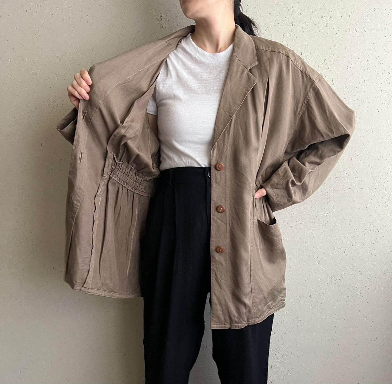 90s Rayon Jacket Made in France