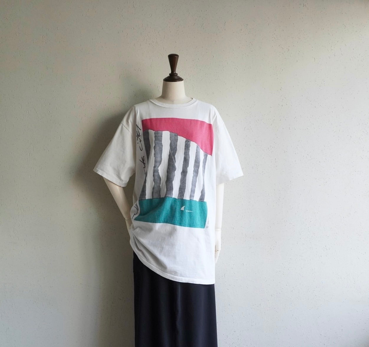 80s"GRAVITY GRAPHICS" Printed T-shirt Made in USA