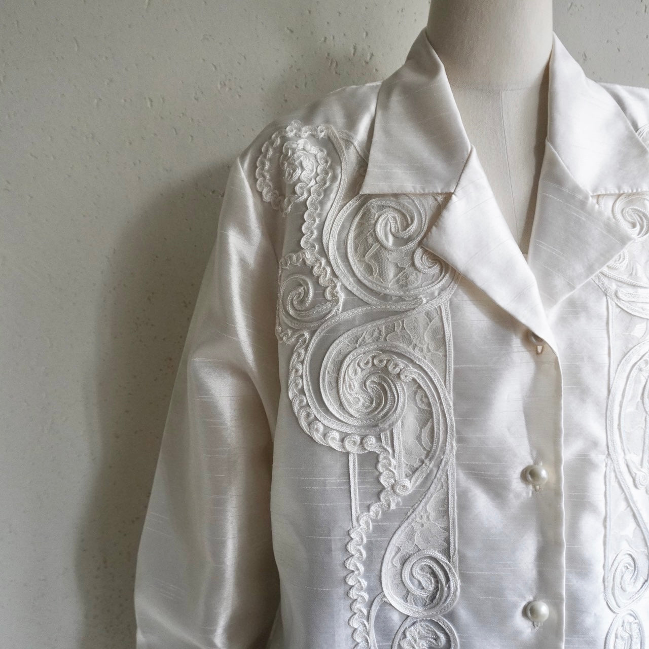 90s Cord Lace Shirt, Jacket