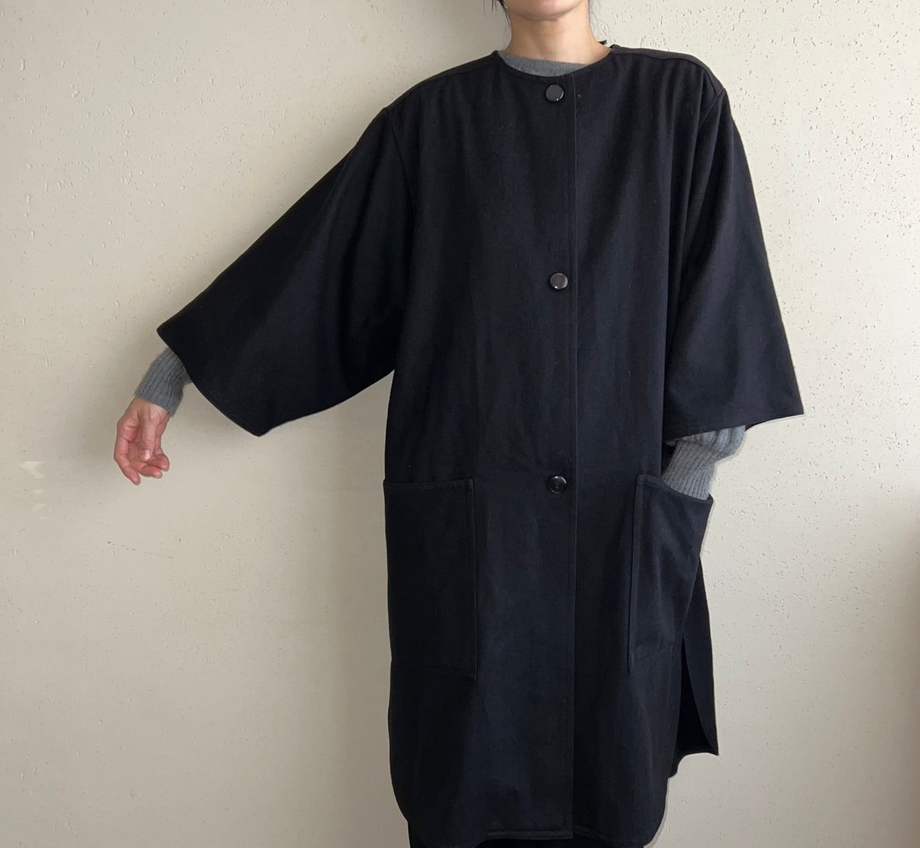 90s Navy Coat