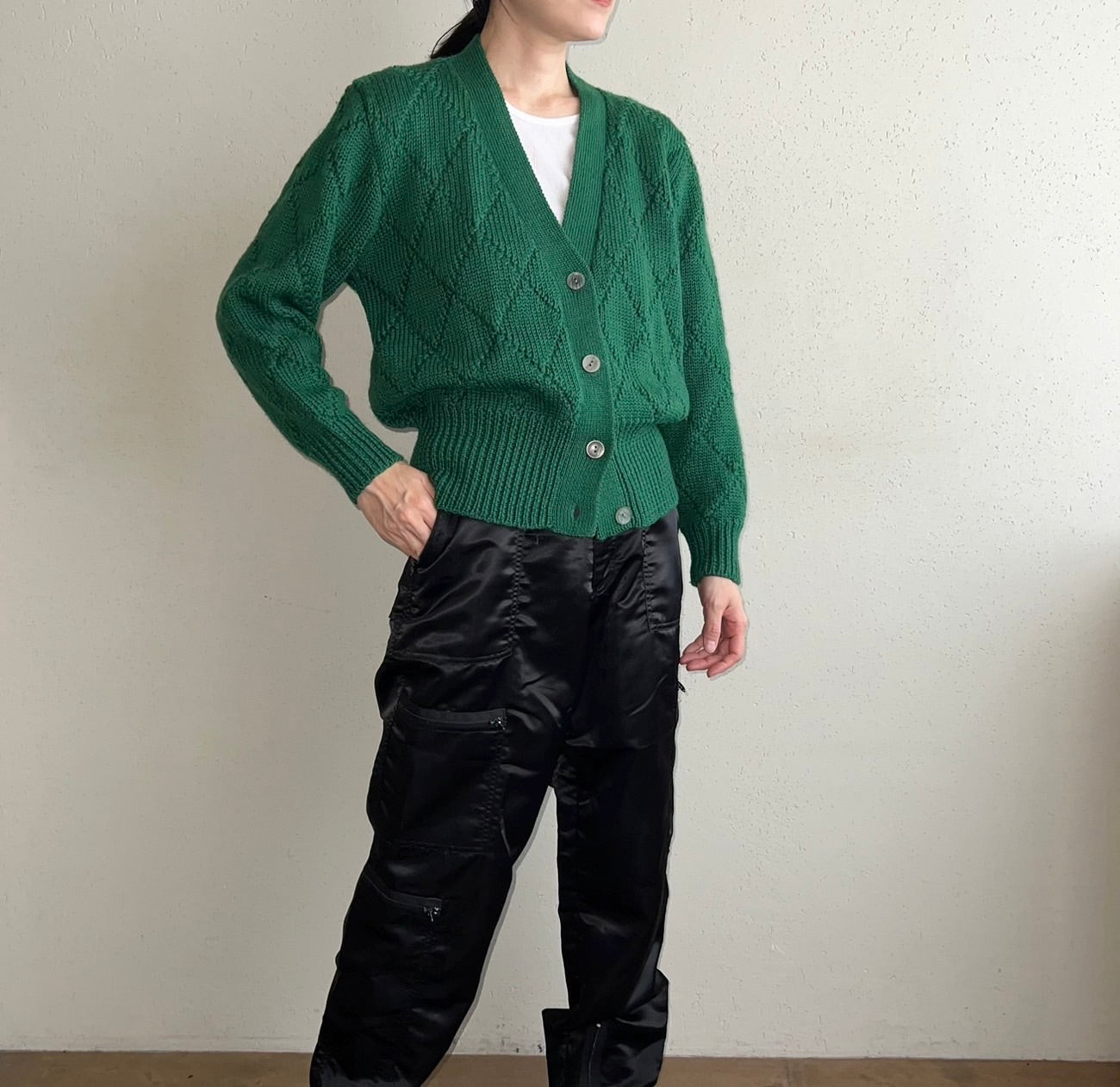 90s Wool Knit Cardigan
