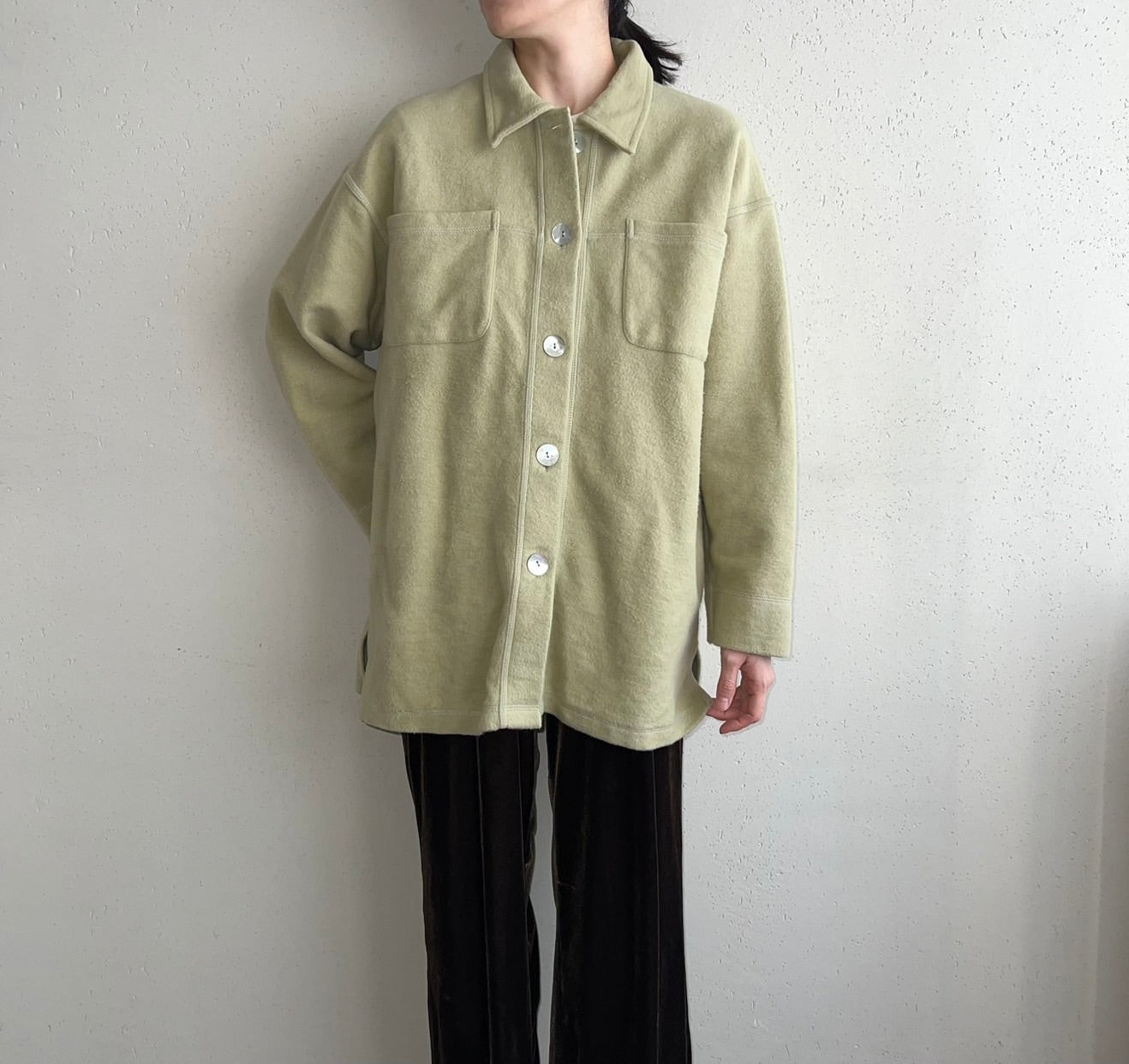 90s Cotton Shirt Jacket