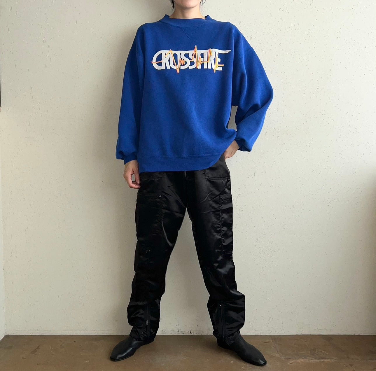 90s Printed Sweater Made in USA