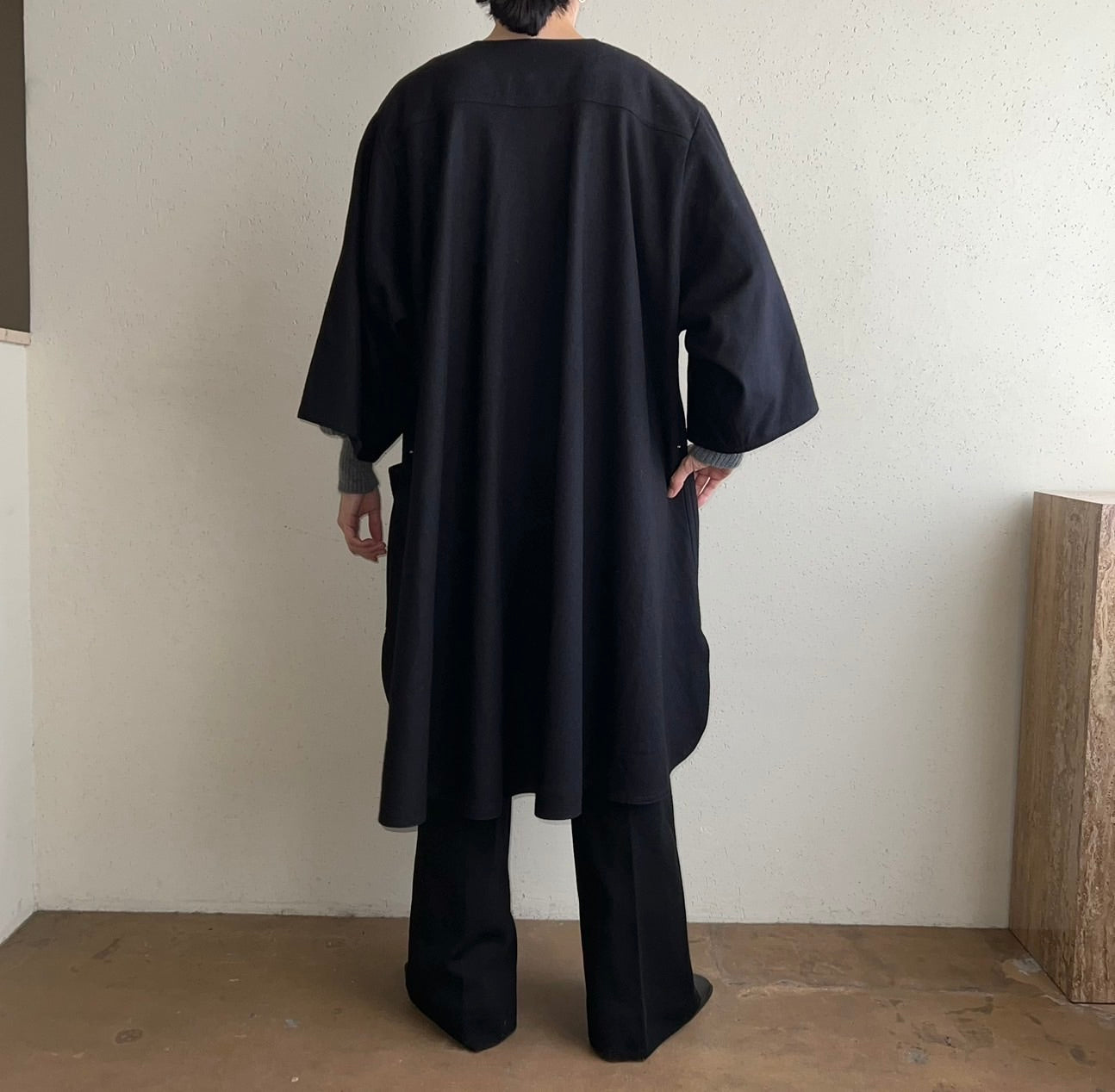 90s Navy Coat