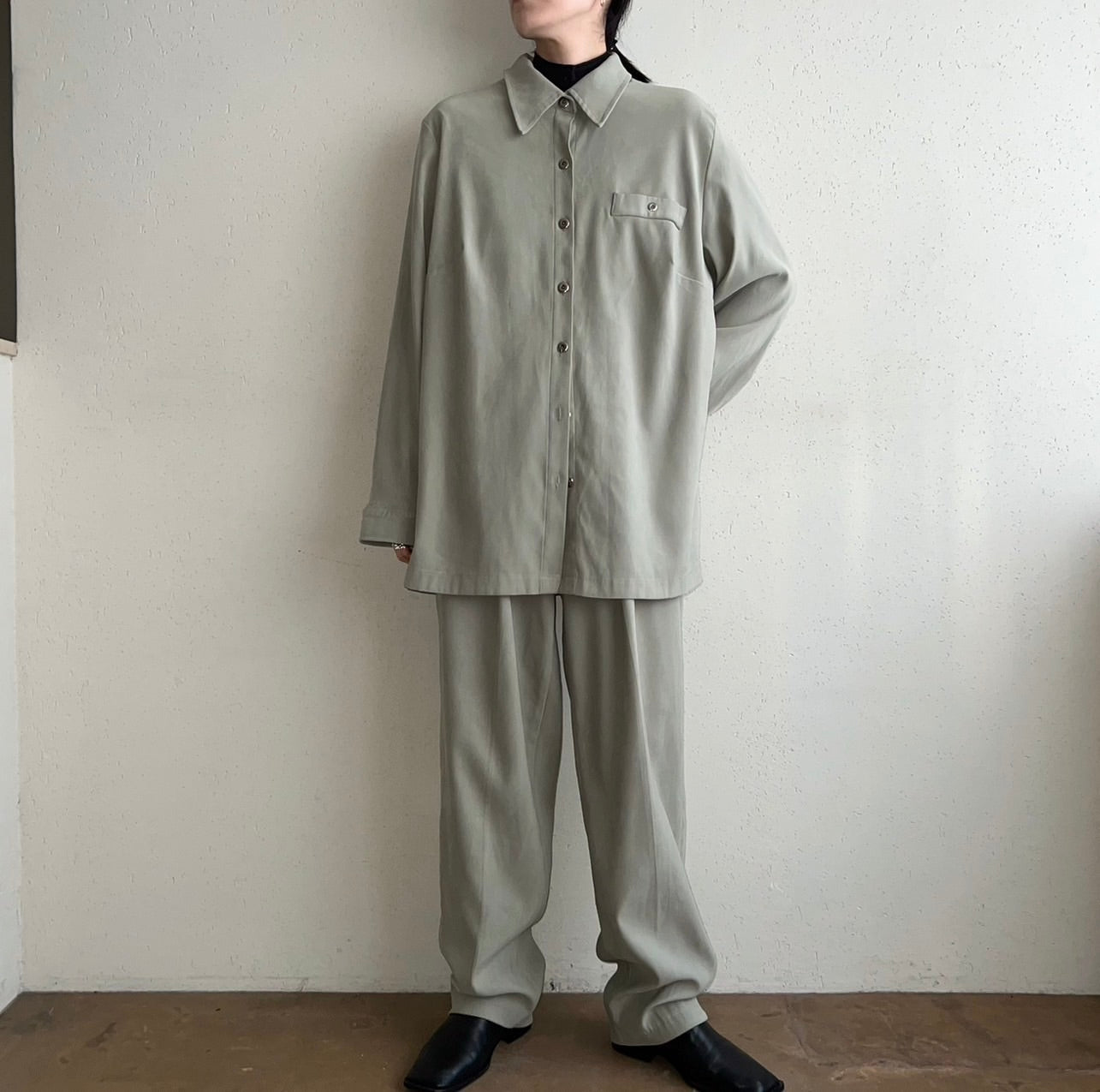 90s Light Green Two-Piece