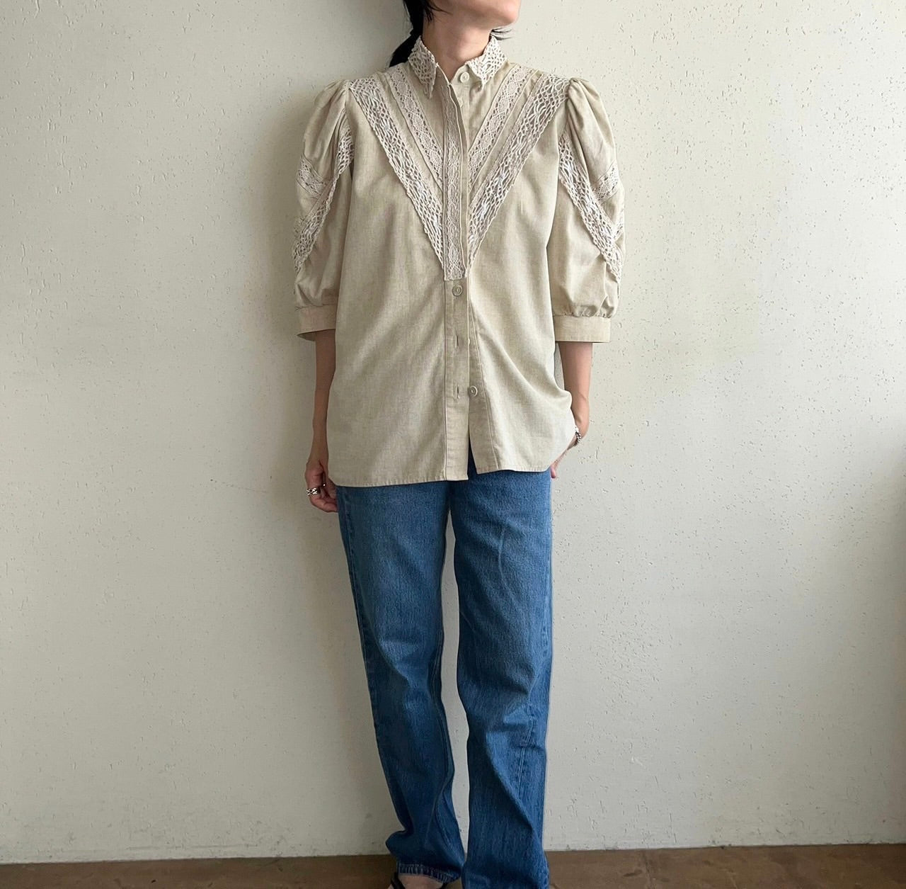 80s EURO Design Blouse