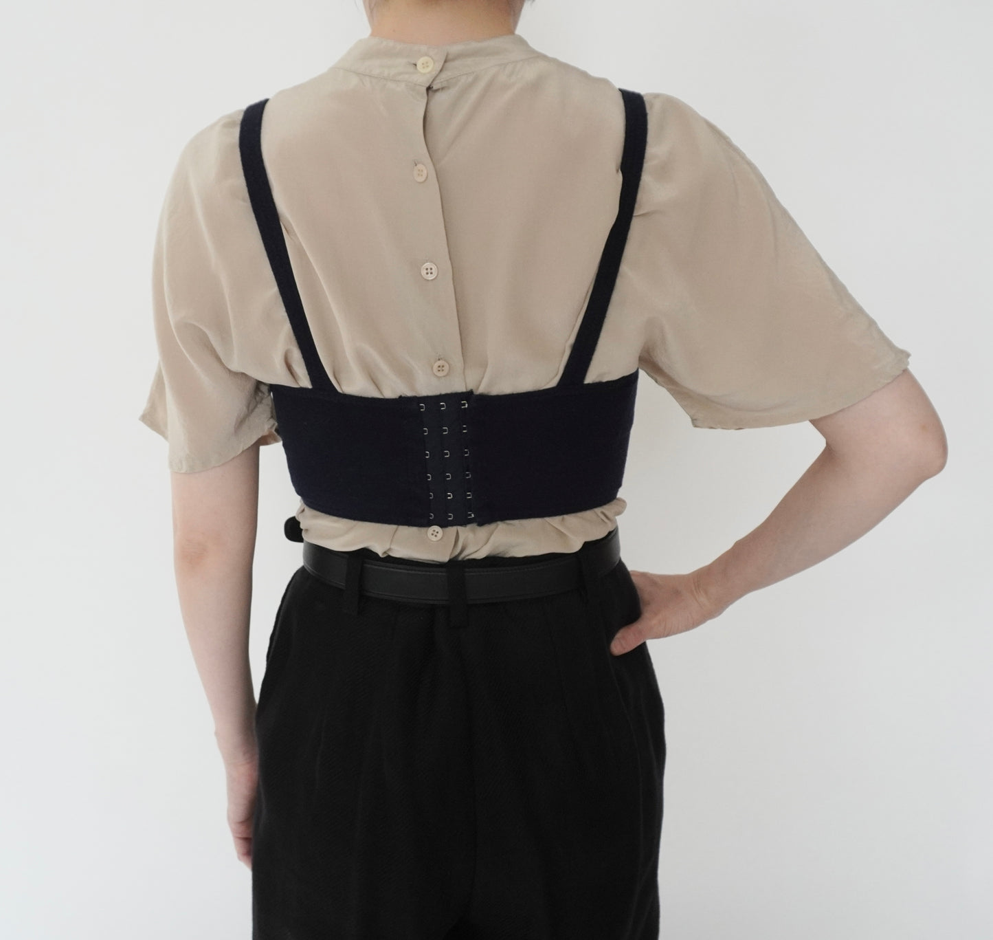 90s Embroidery Top Made in Italy