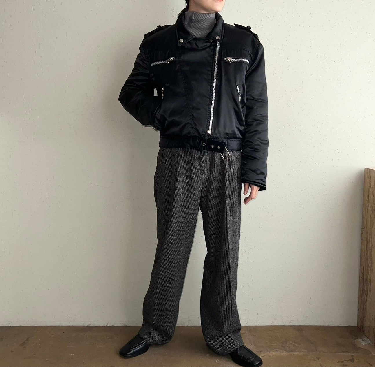 90s Nylon Riders Jacket Made in Italy