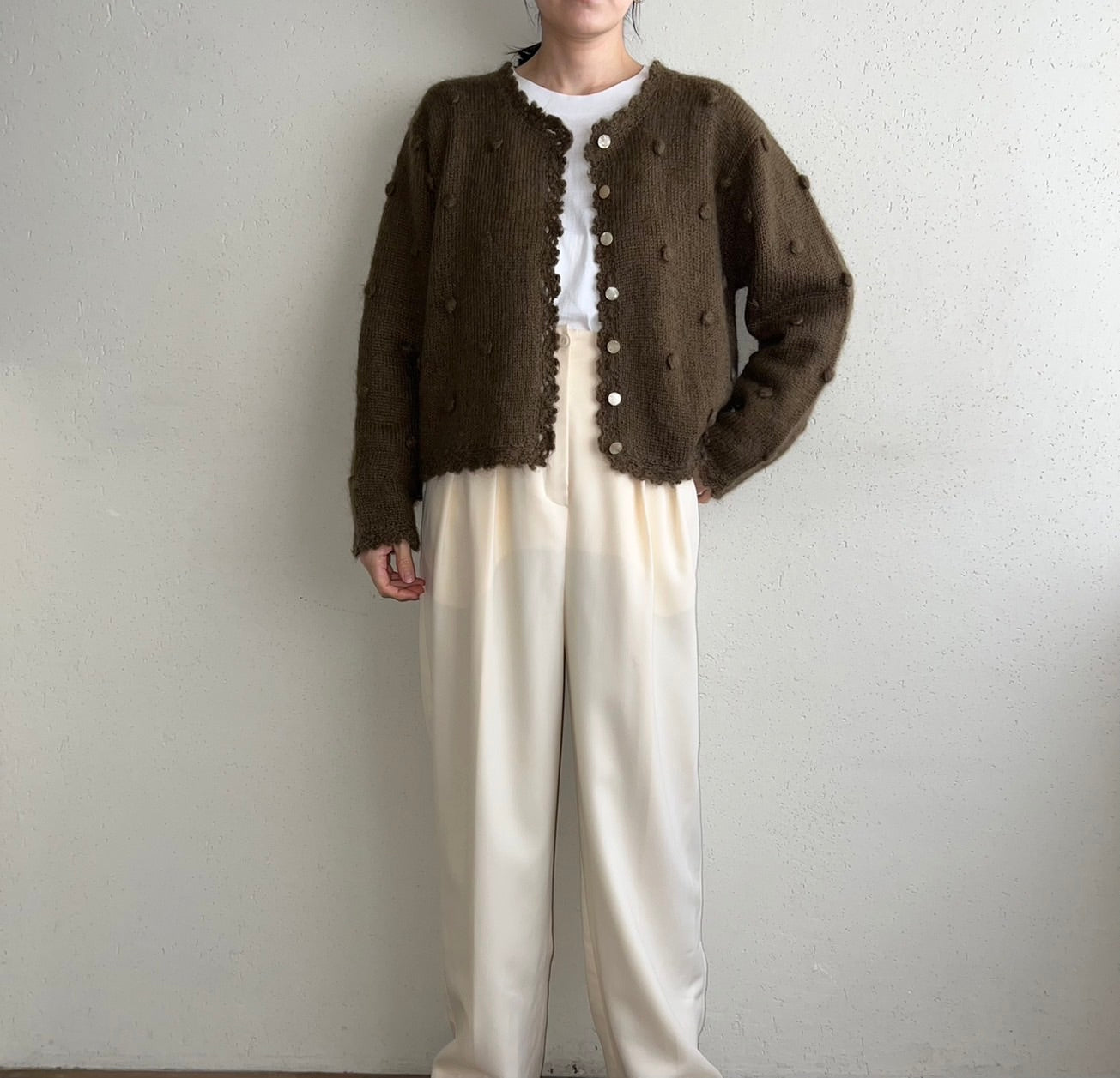 90s Design Knit Cardigan